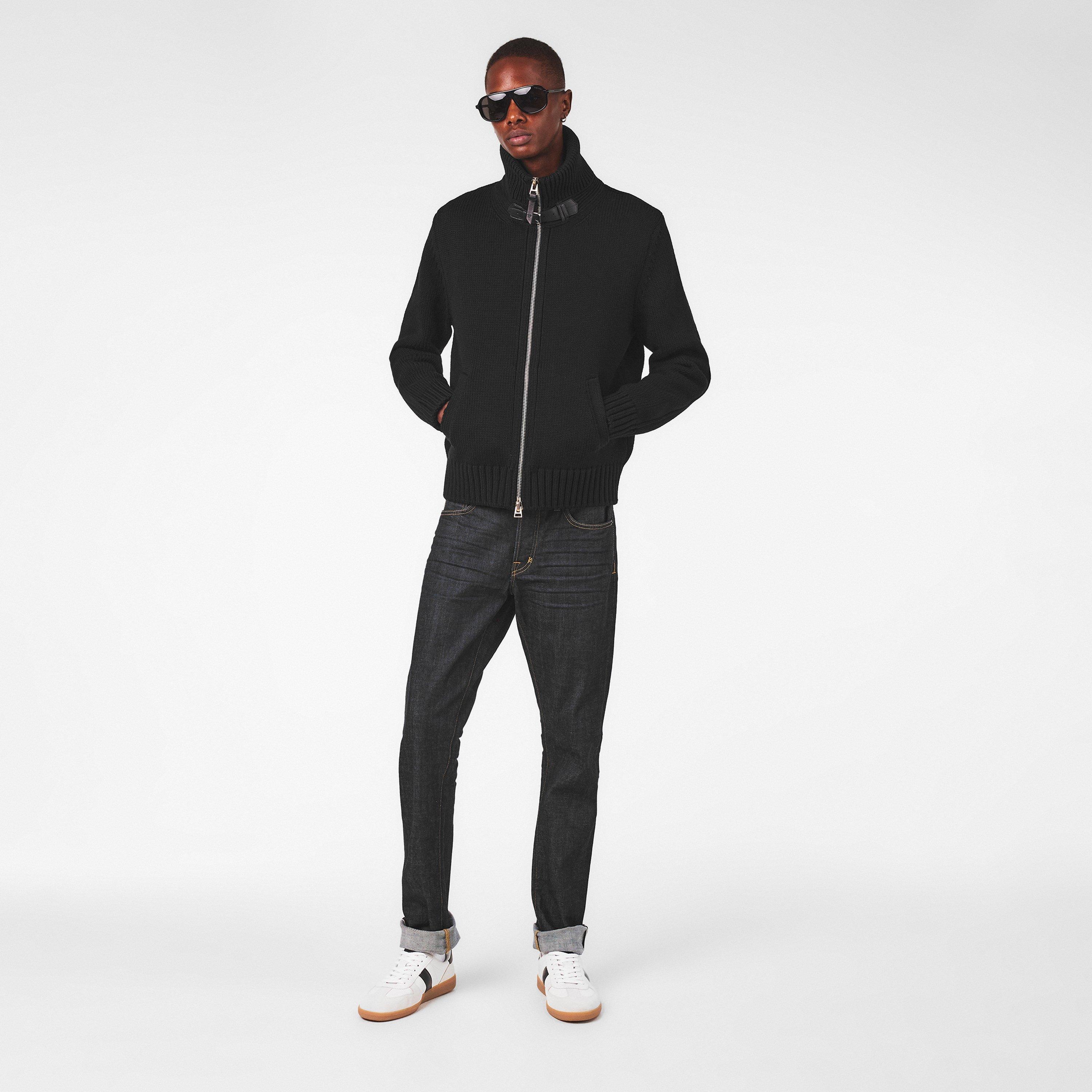 Black - Tom Ford - Men's  Structured Bomber Jacket - 6