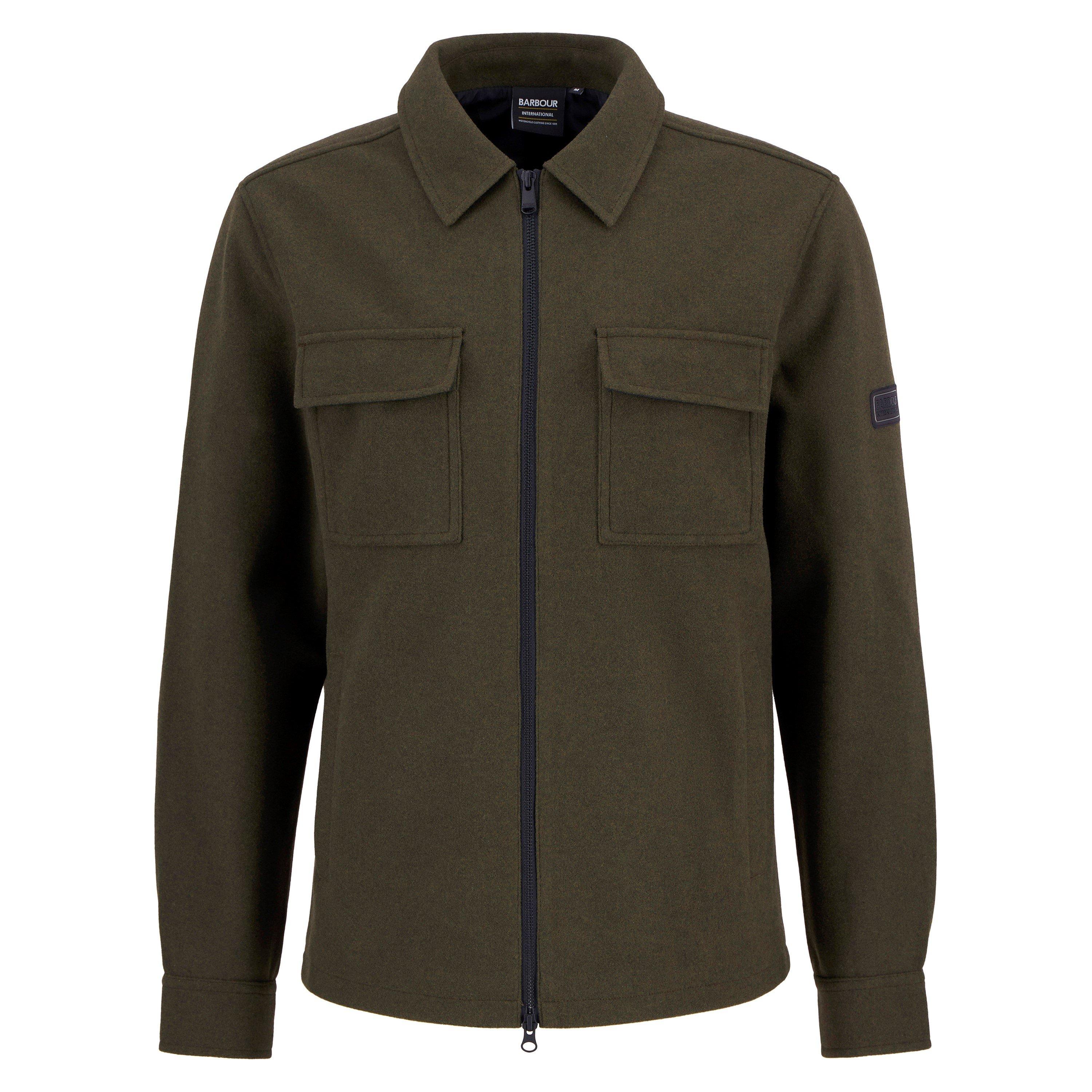 Barbour International Men's Walken Overshirt - Sage Sg72 - 2XL