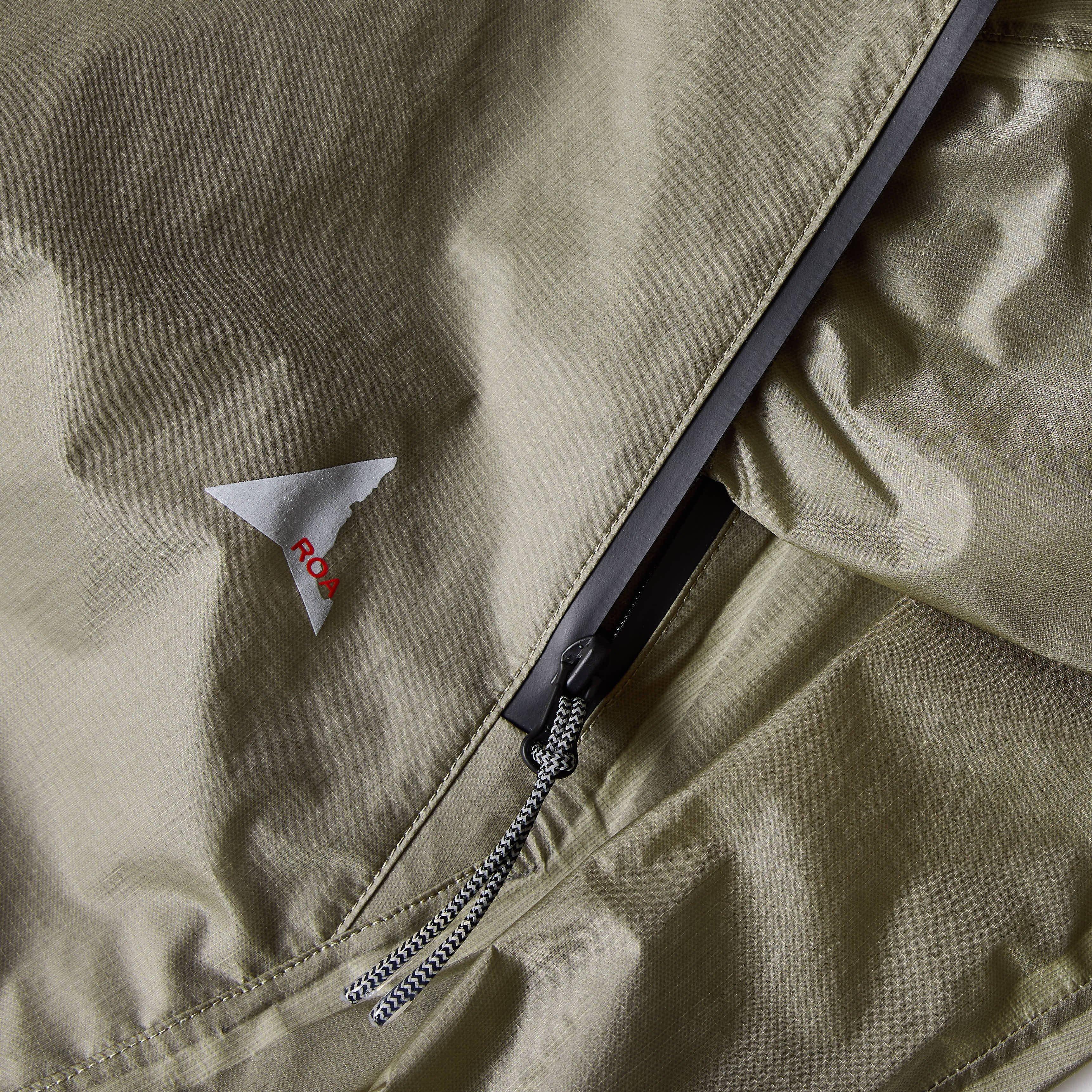 Sage Green - ROA - Men's Glasslike 3L Windbreaker - 3
