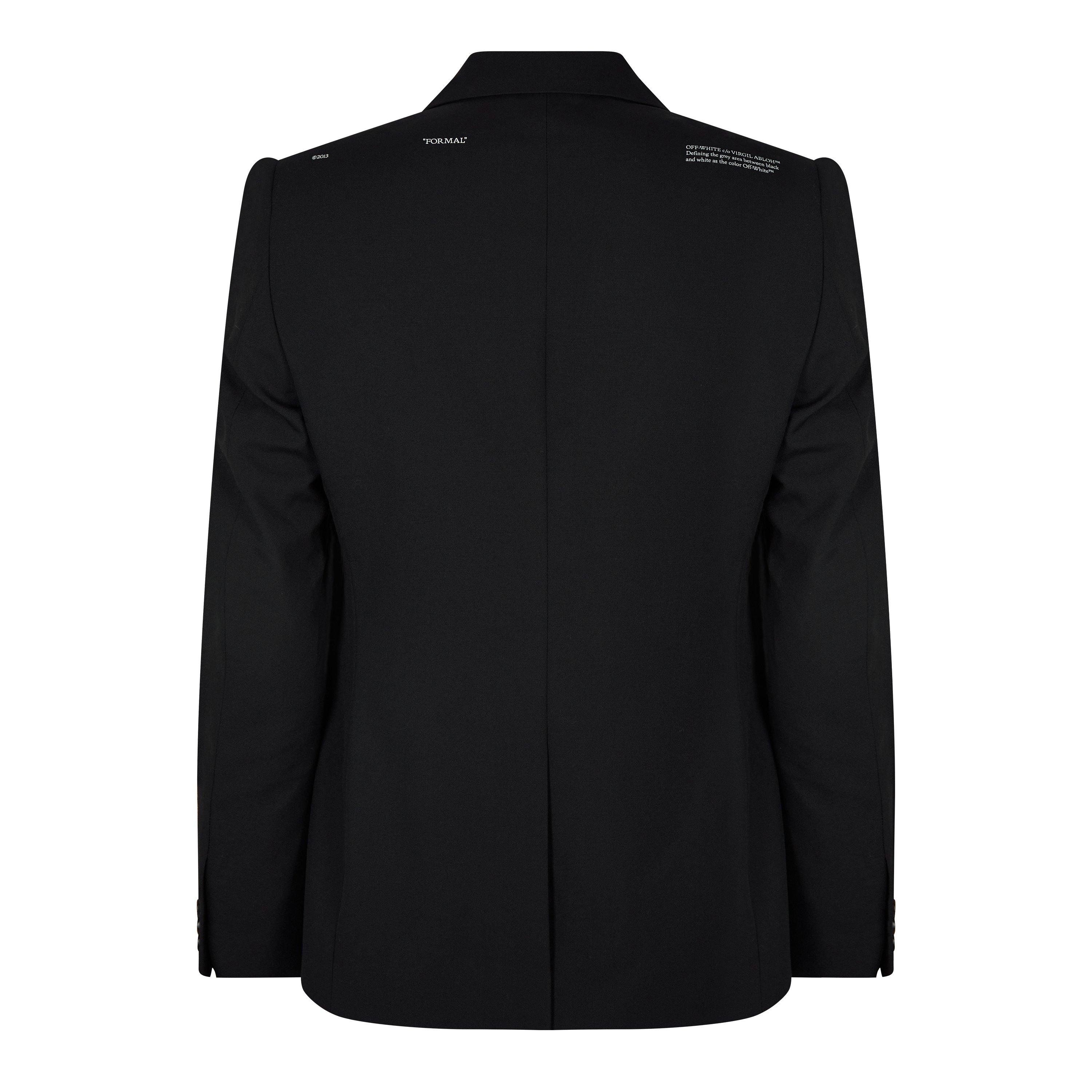 Nero - Off White - Corp Slogan Jacket - 2