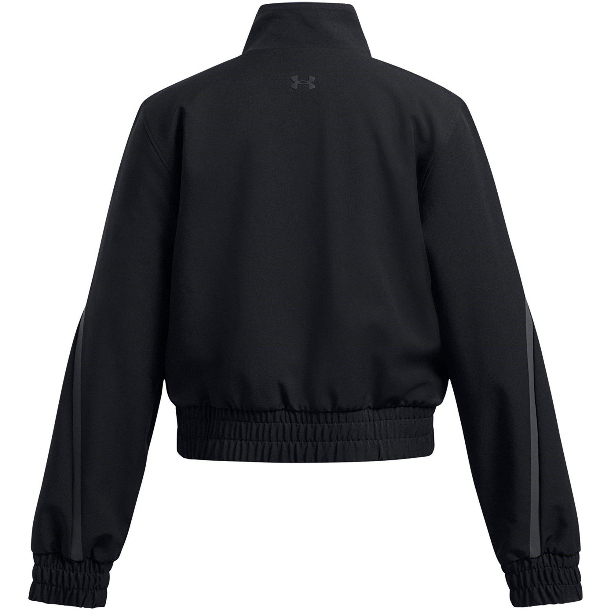 Black - Under Armour - Kids' Unstoppable Cropped Moisture-Wicking Performance Training Jacket - 2