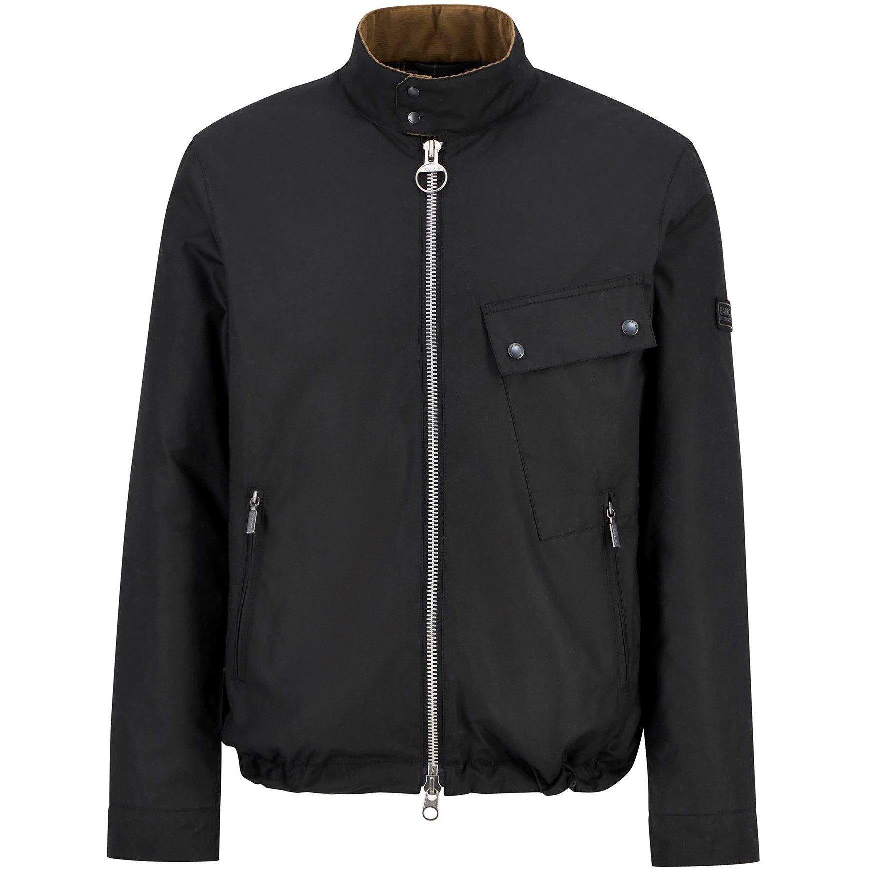Barbour International Men's Chard Waxed Jacket - Black - 2XL