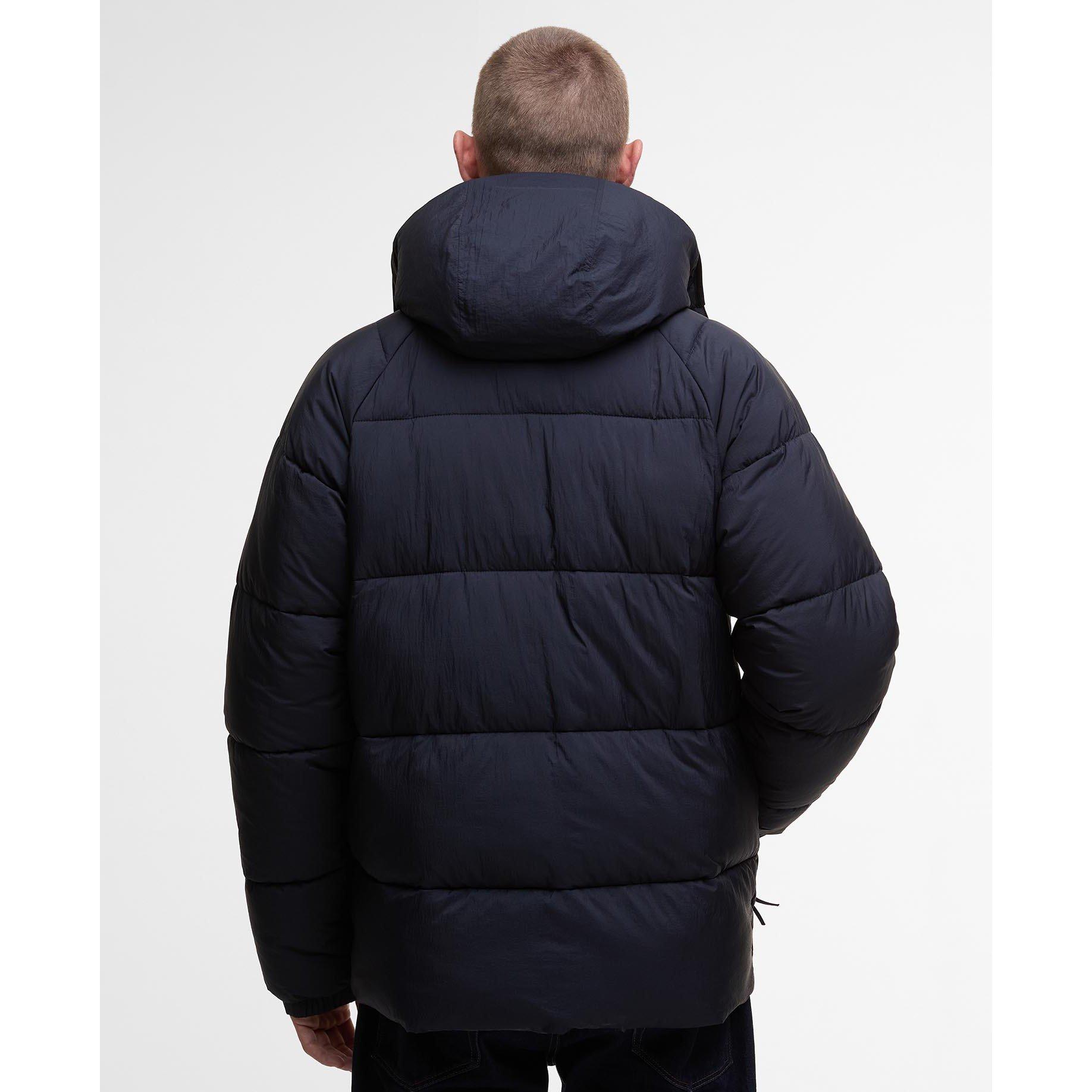 Navy NY71 - Barbour International - Men's B.Intense Haze Medium Puffer Jacket - 3