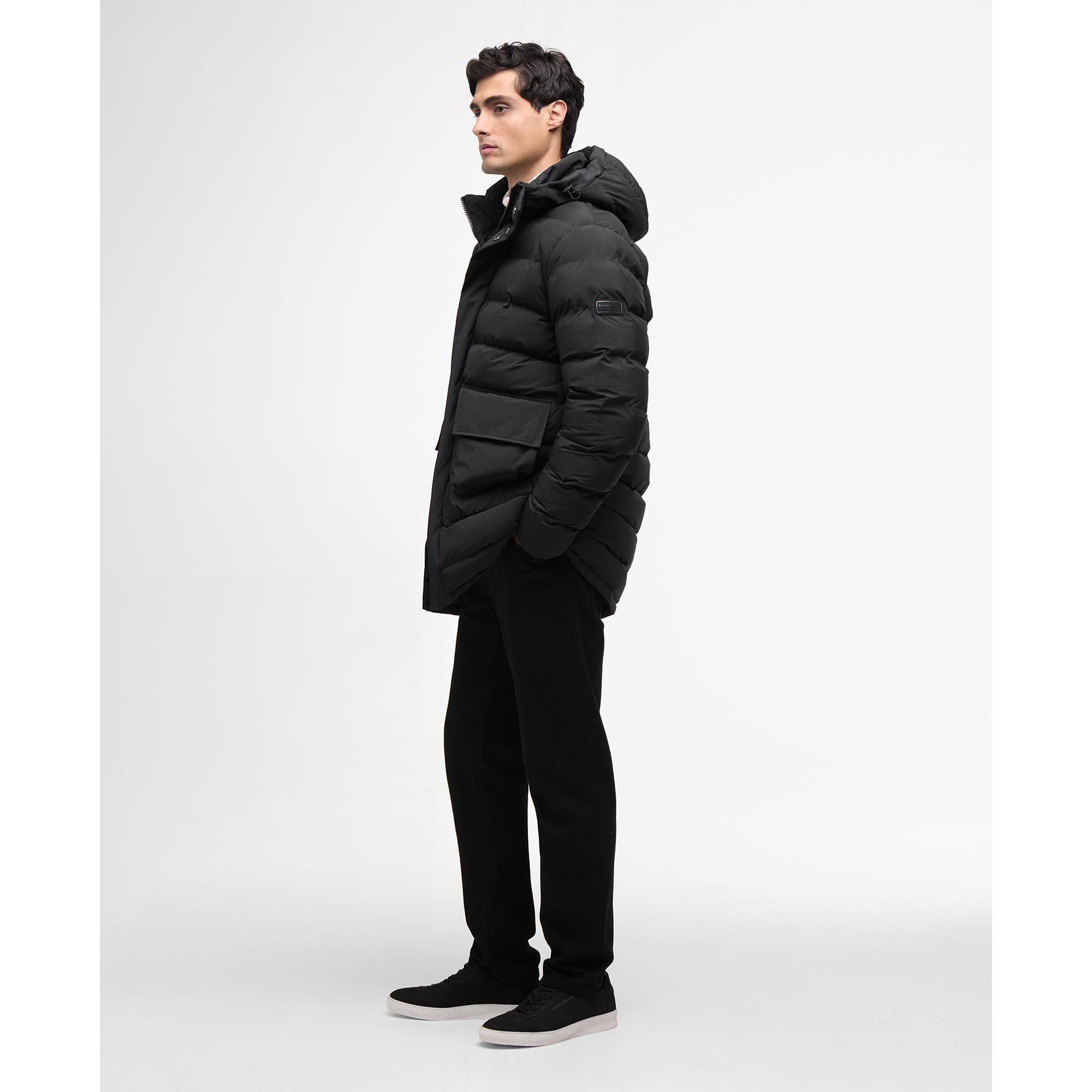 Black BK11 - Barbour International - Men's B.Intense Dalesmith Pufr Long Puffer Jacket - 6