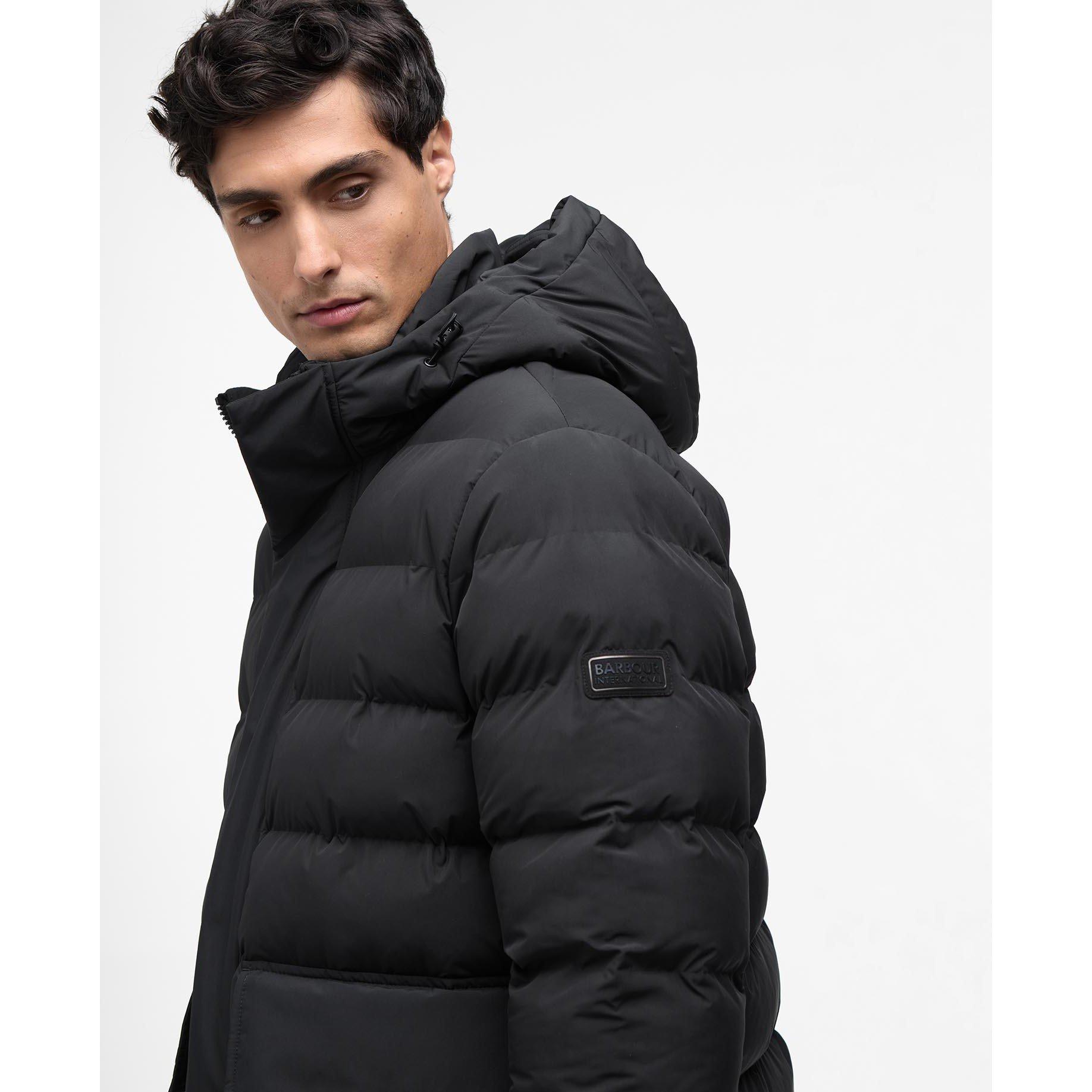 Black BK11 - Barbour International - Men's B.Intense Dalesmith Pufr Long Puffer Jacket - 5