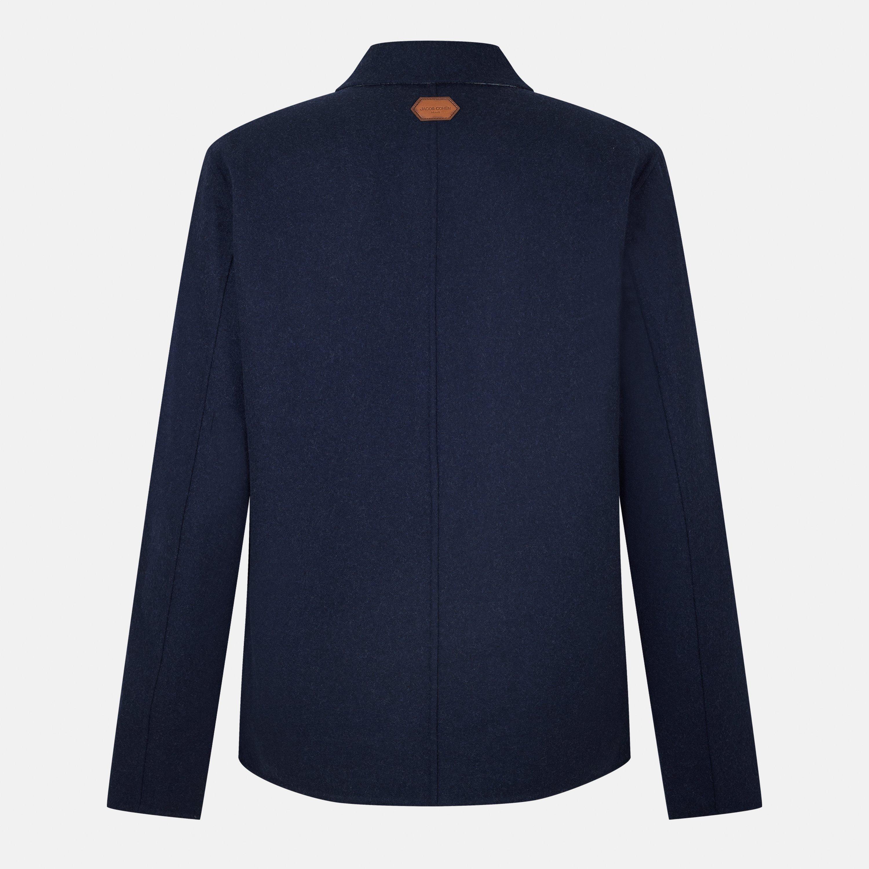 Navy - Jacob Cohen - Men's  Denim Italian Overshirt - 2