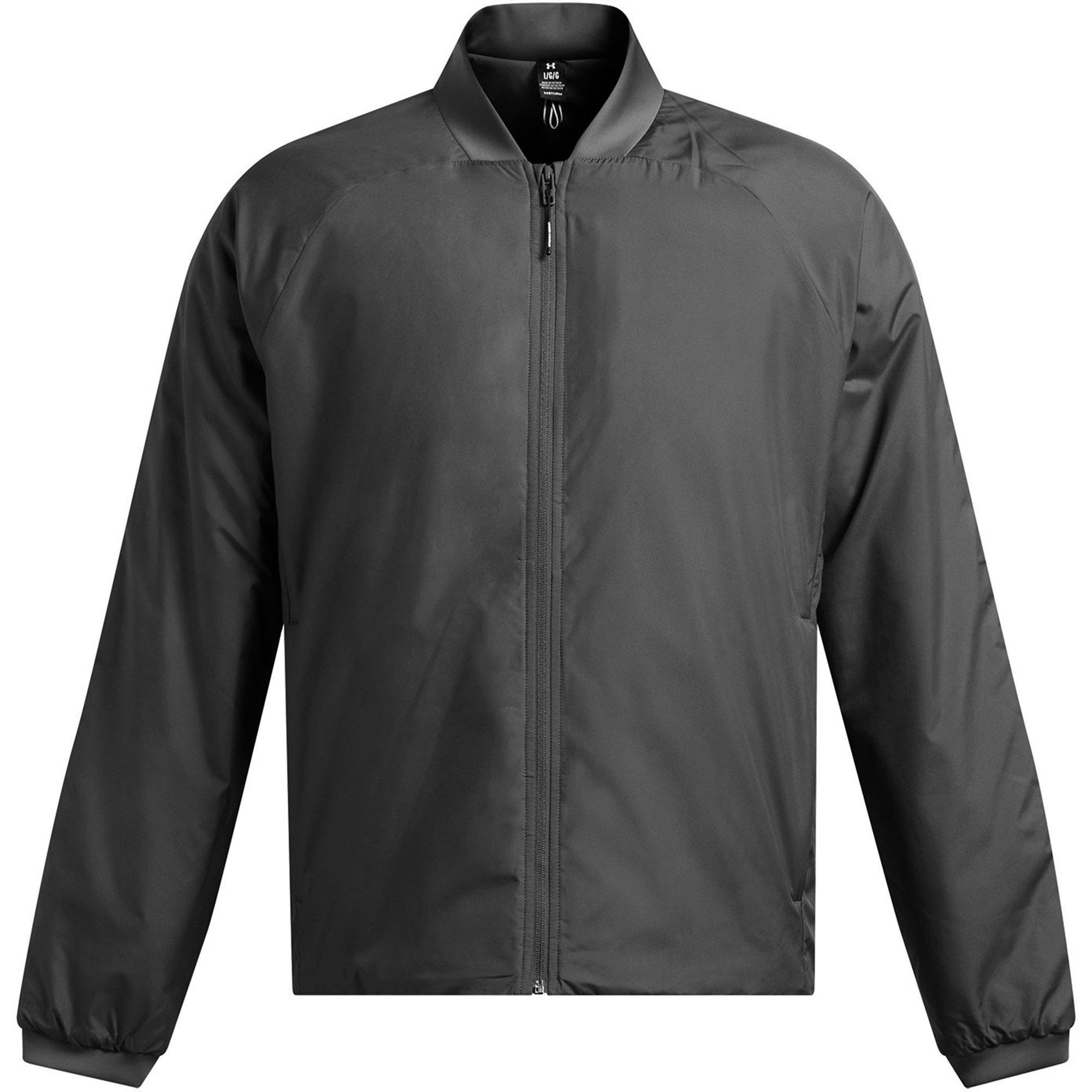 Under Armour Men's Unstoppable Midweight Moisture-Wicking Bomber Jacket - Grey - XL