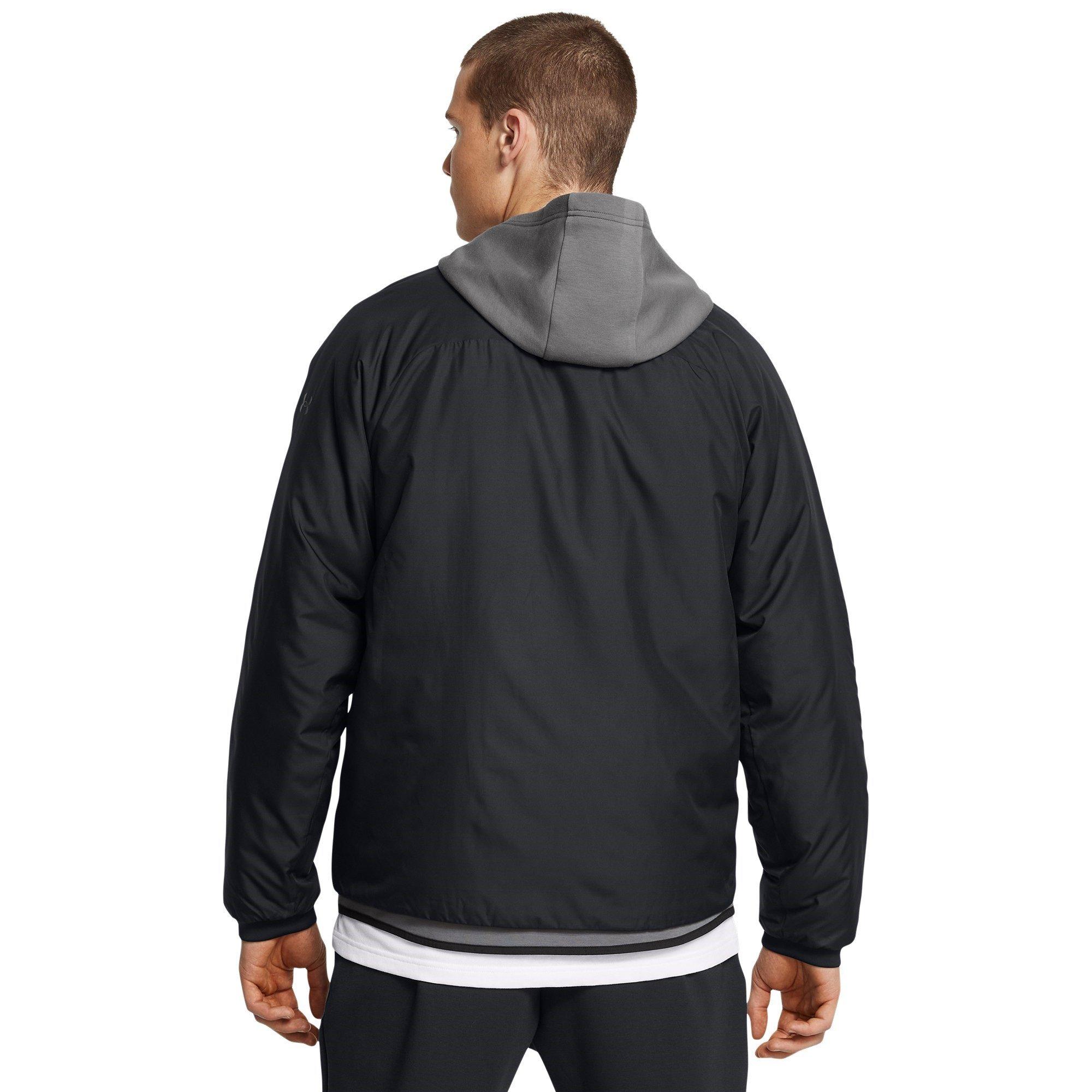 Schwarz - Under Armour - Unstoppable Midweight Moisture-Wicking Bomber Jacket - 4