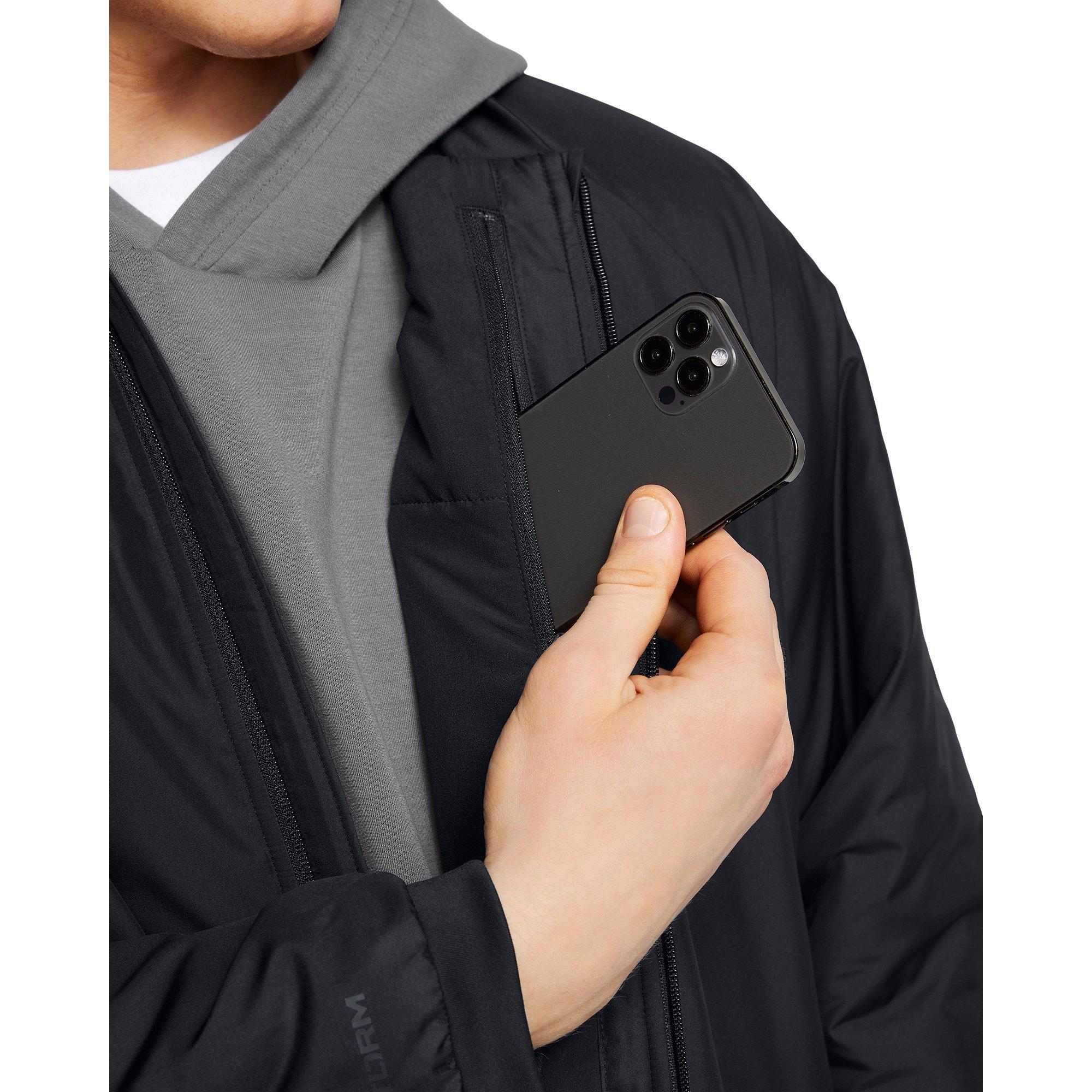 Schwarz - Under Armour - Unstoppable Midweight Moisture-Wicking Bomber Jacket - 5