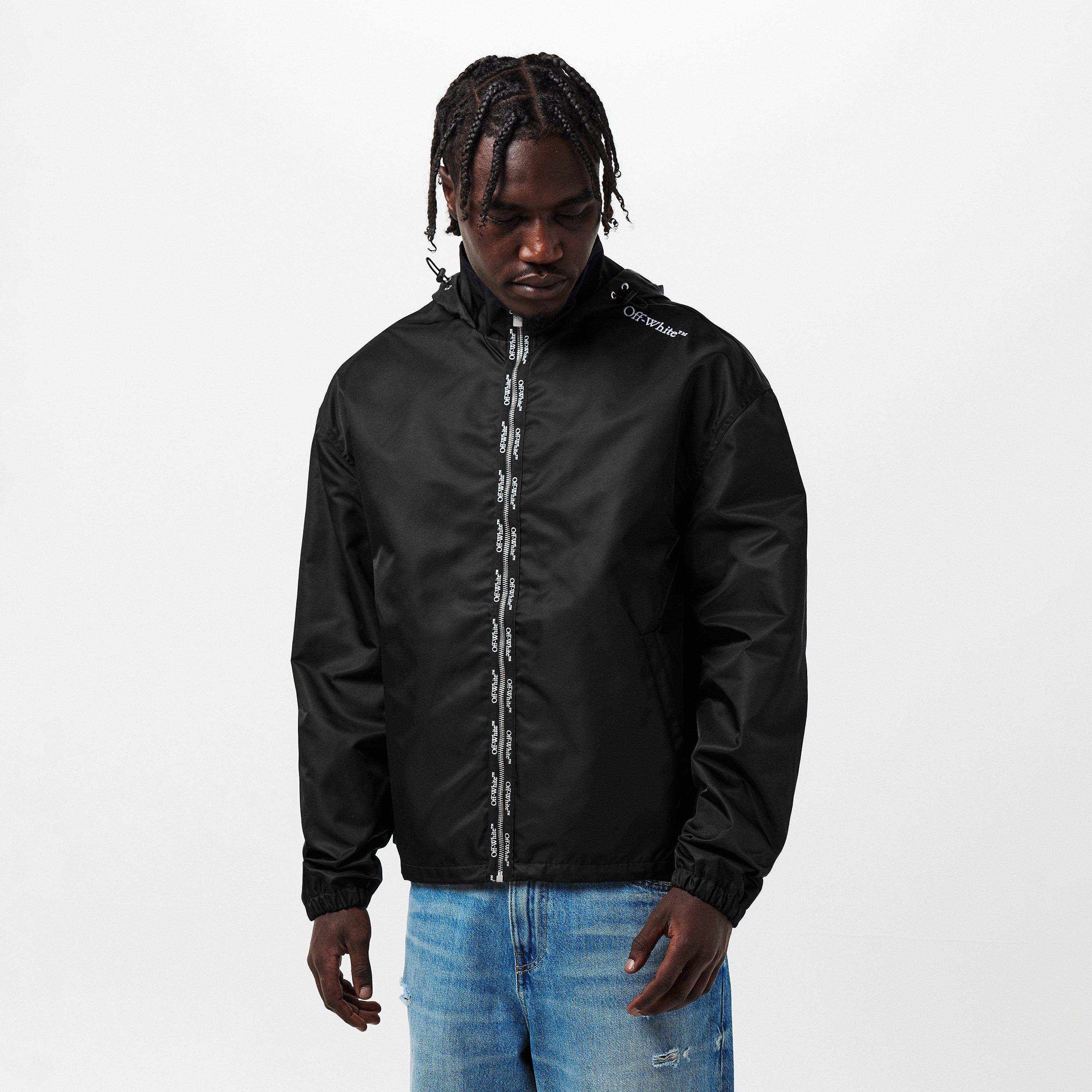 Black - Off White - Men's Off-White Book Technical Windbreaker - 3