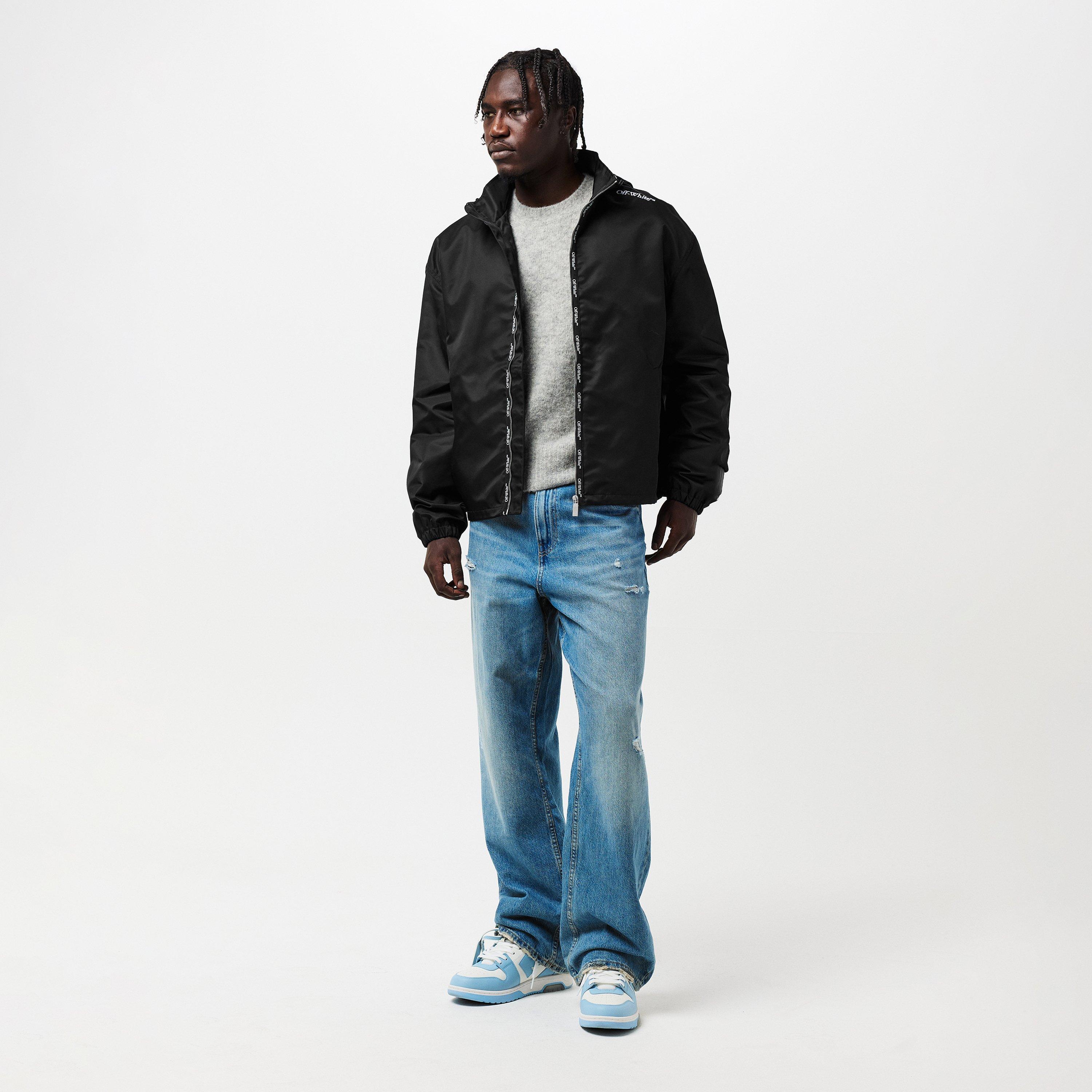 Black - Off White - Men's Off-White Book Technical Windbreaker - 6