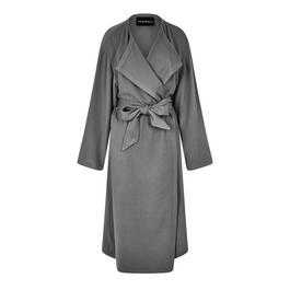 Emporio Armani Self- Tie  Overcoat