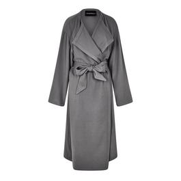 Emporio Armani Self Tie  Overcoat