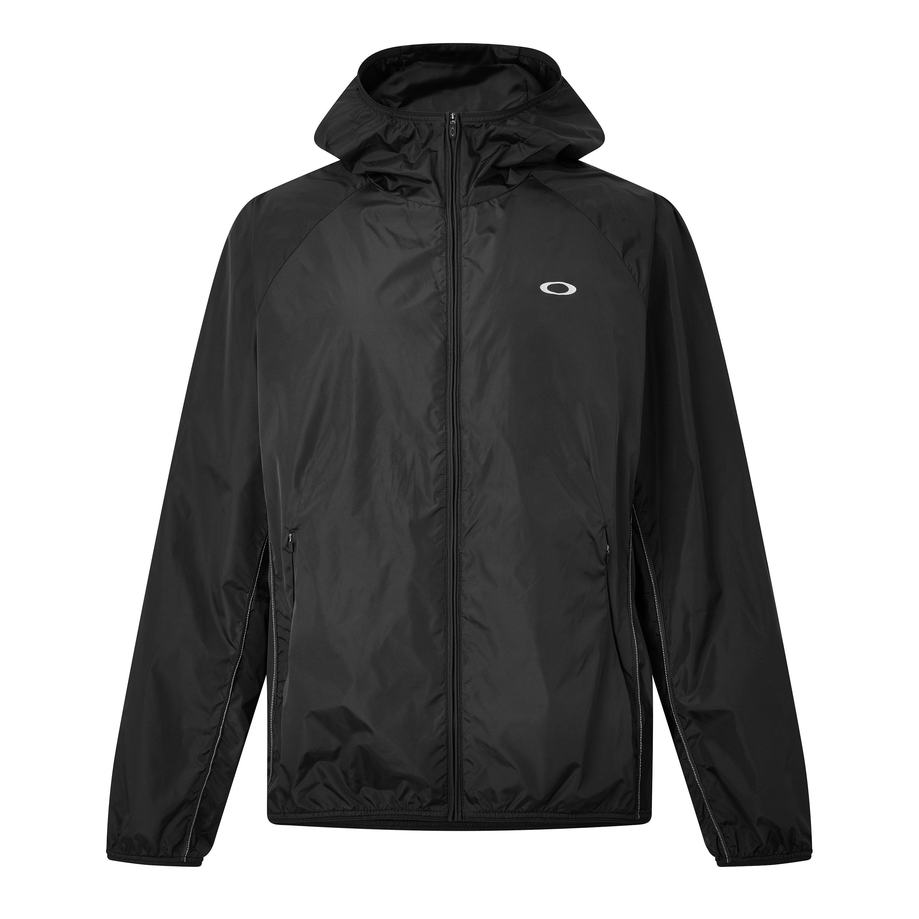 Black 021 - Oakley - Men's Edge Force Windbreaker - 1