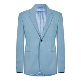 Off White Slim Fit Blazer Sn99