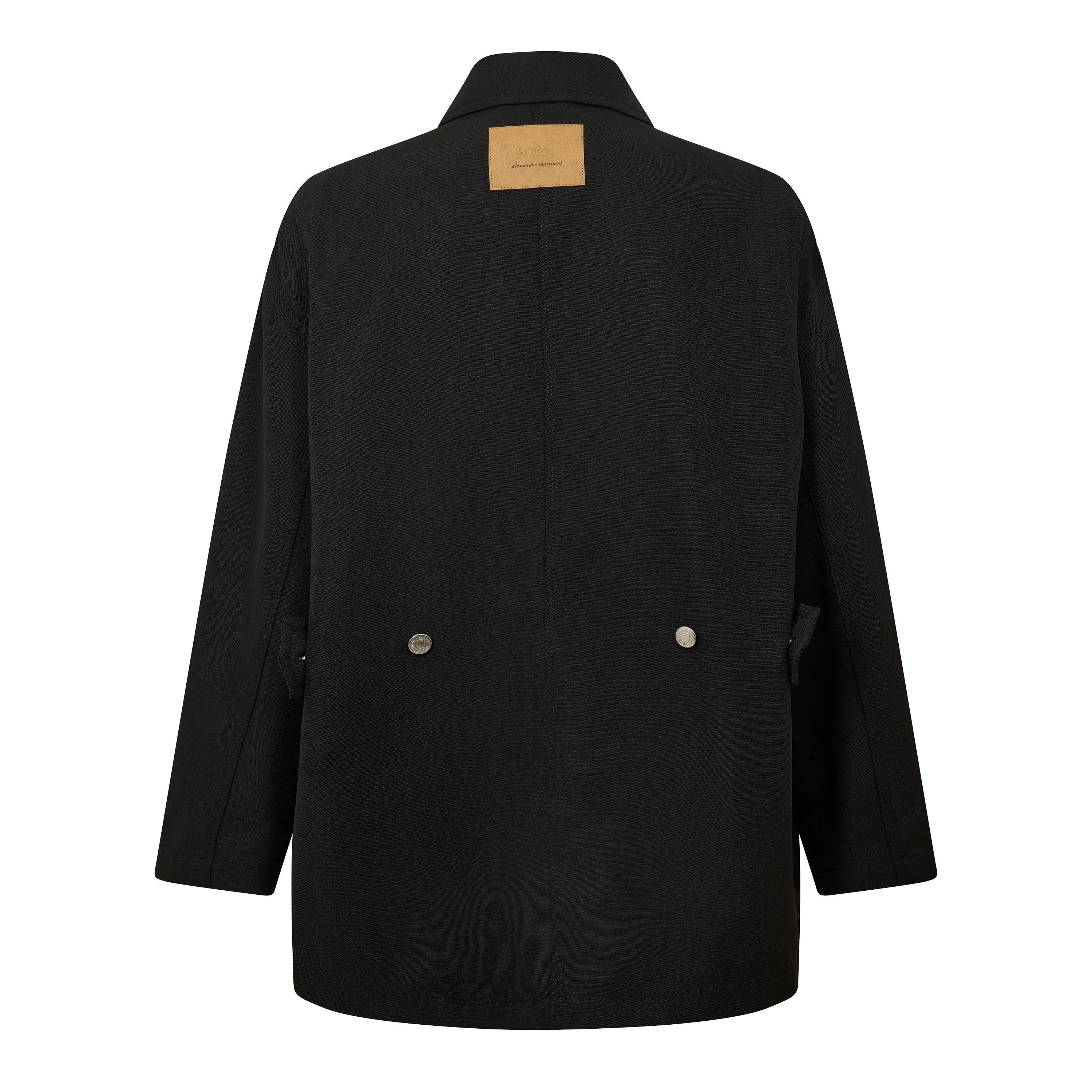Black - Ami Paris - Ami Worker Jacket Sn62 - 2