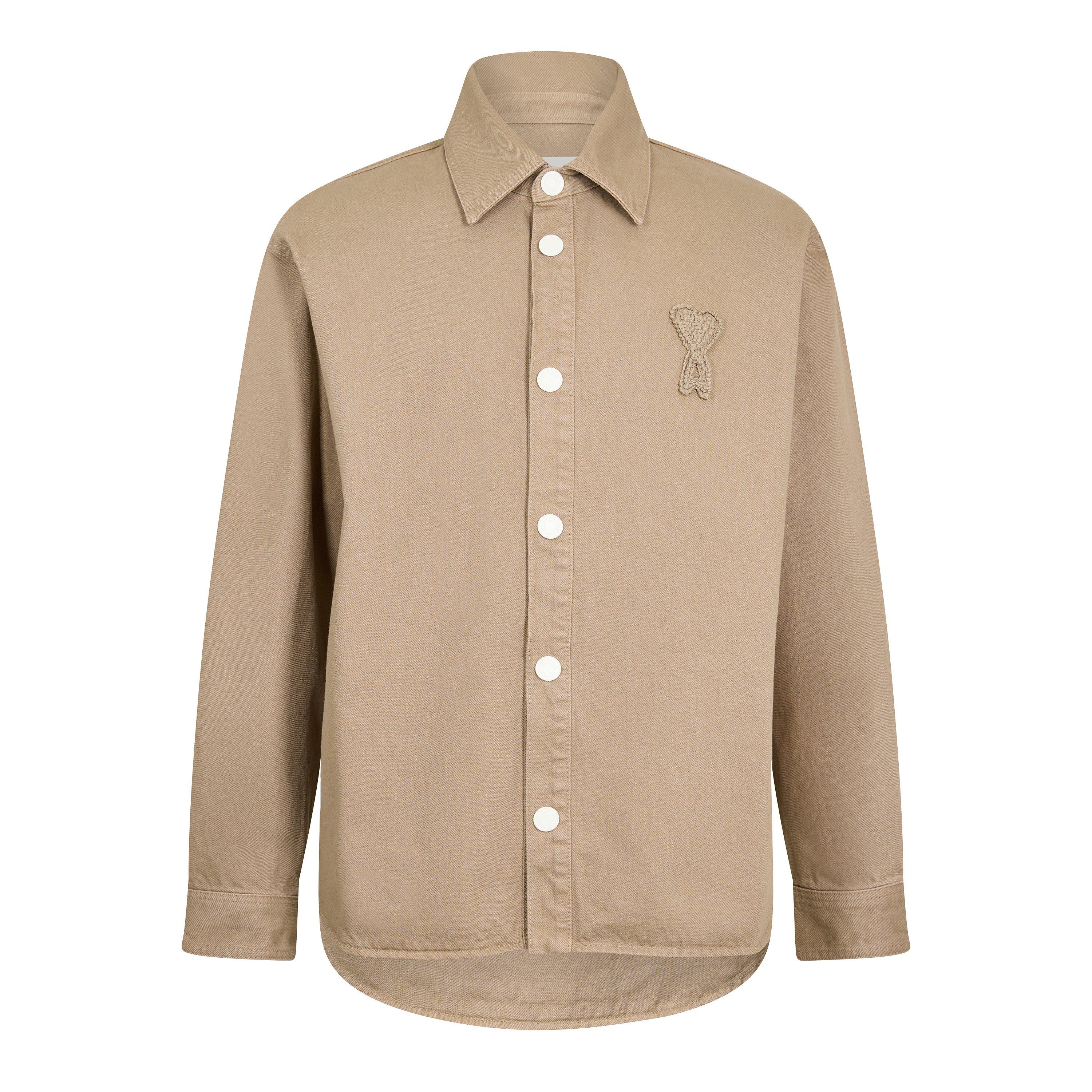 Beige - Ami Paris - Men's Overshirt - 1