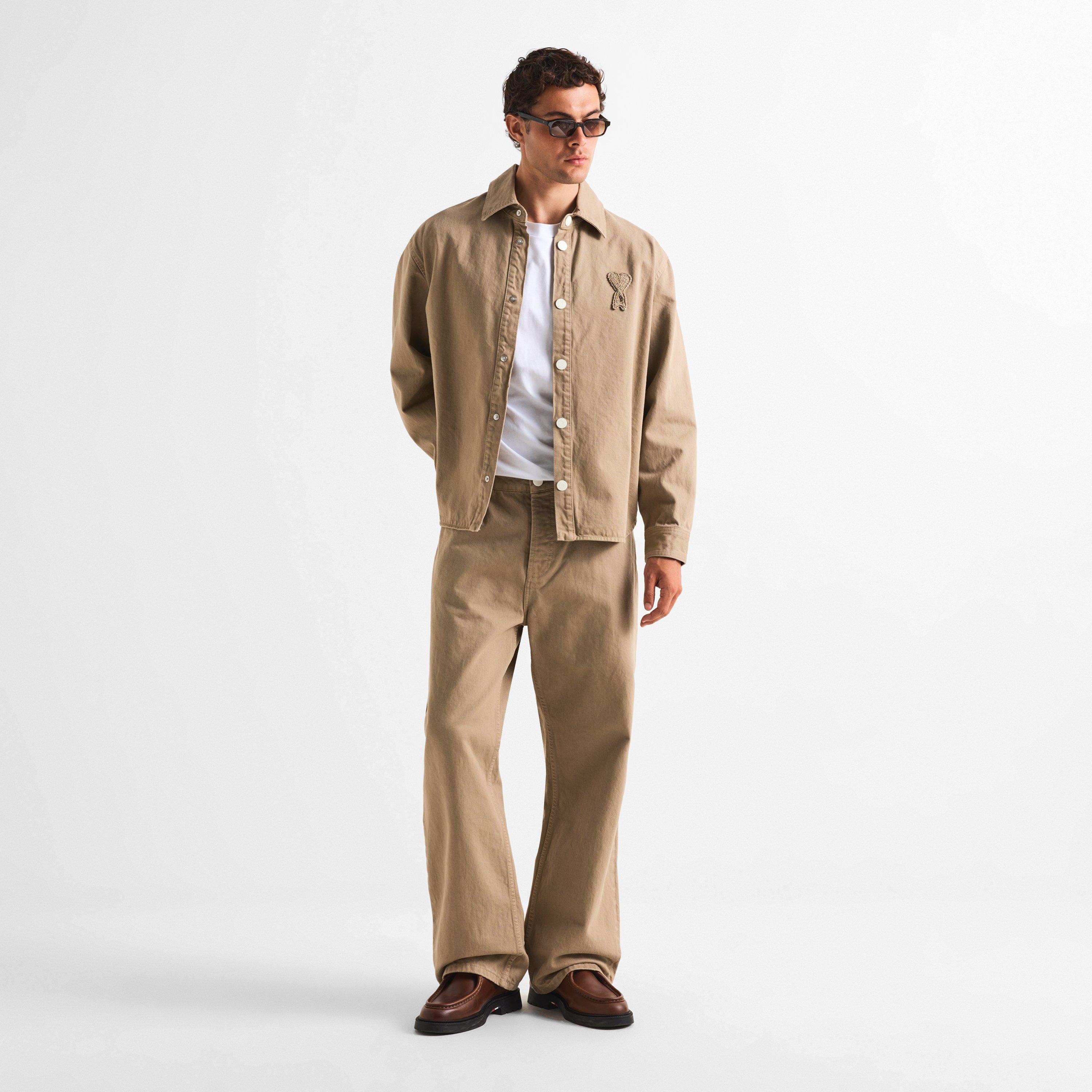 Beige - Ami Paris - Men's Overshirt - 6