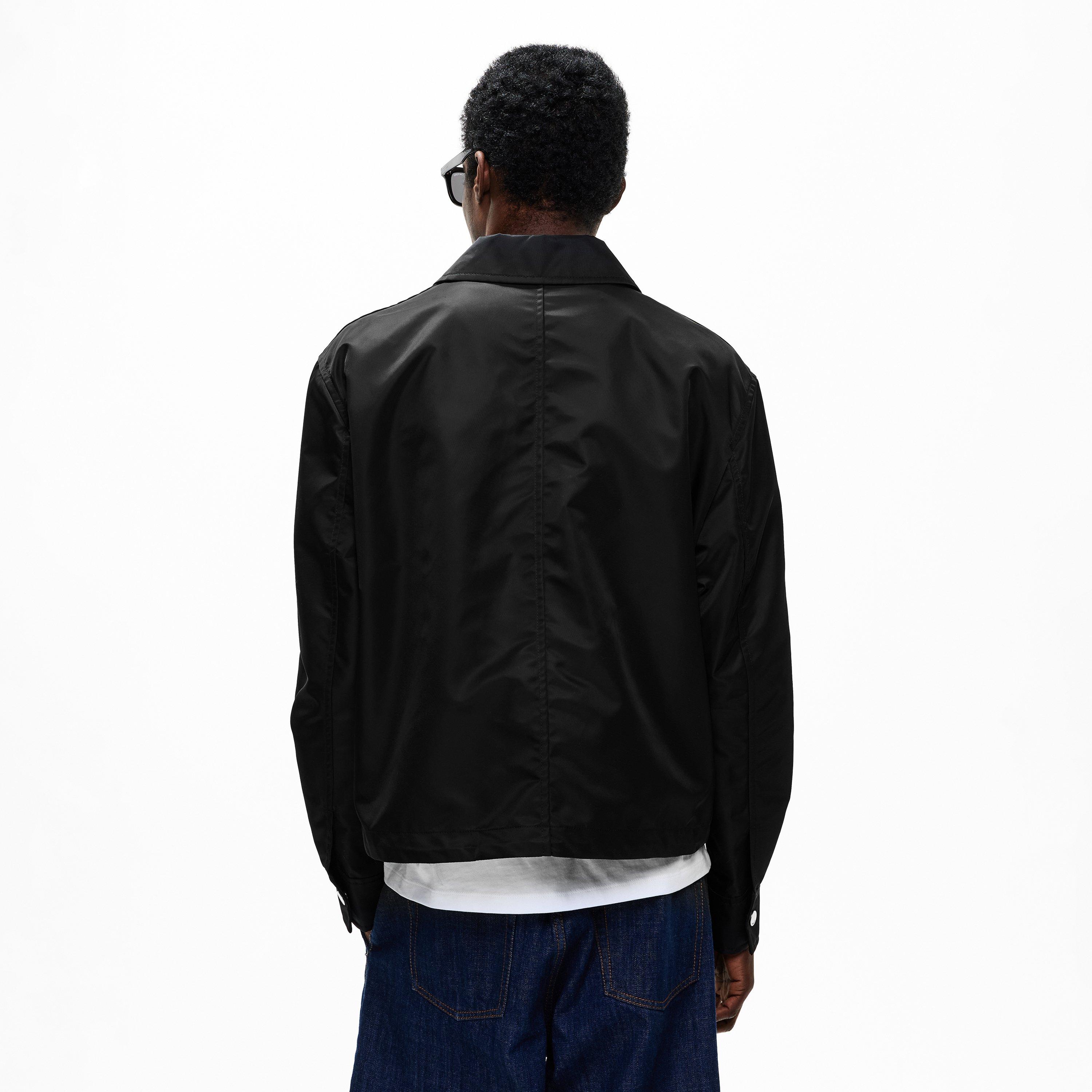 Black - Ami Paris - Men's Tech Coach Jacket - 4