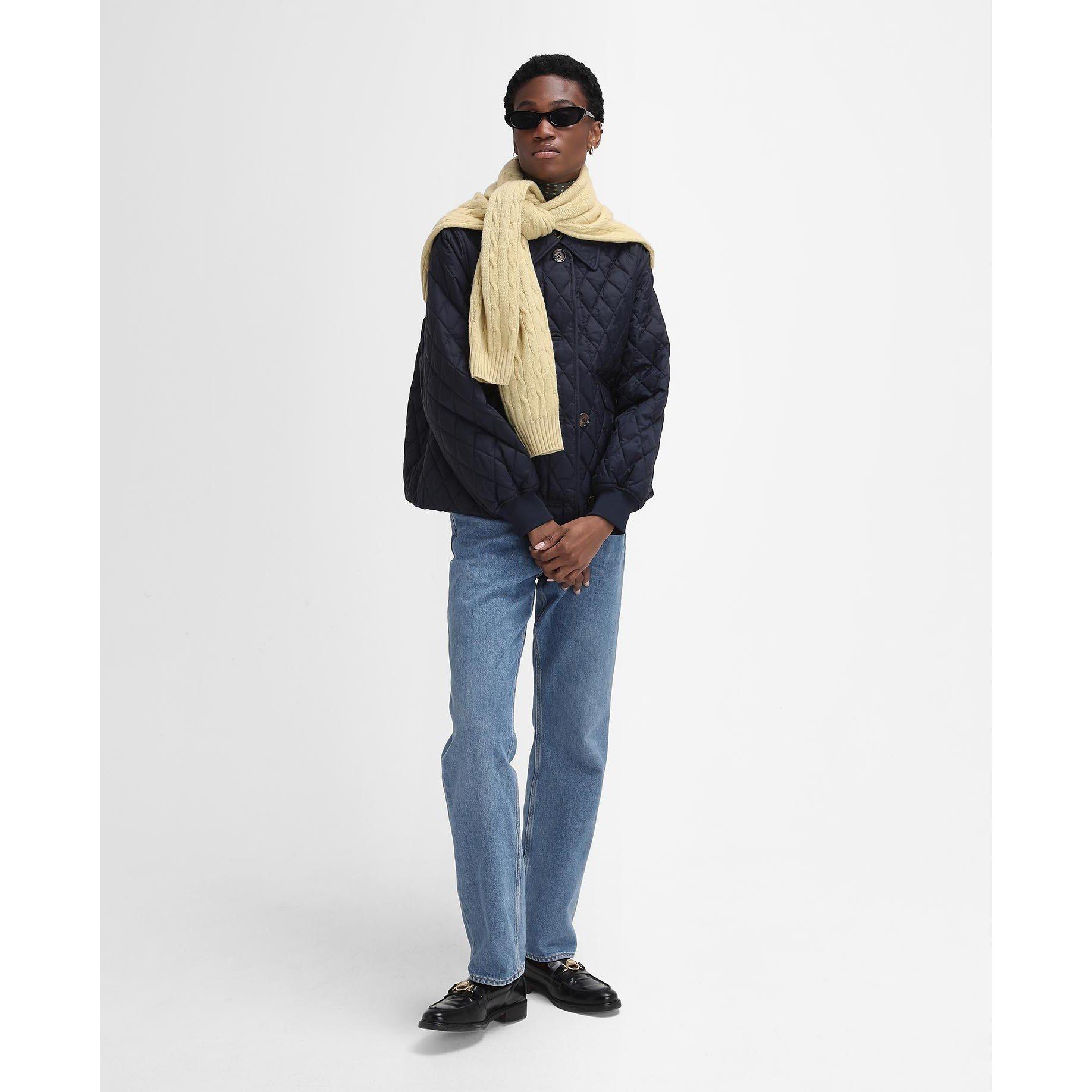 Navy/Ice - Barbour - The Edit by Alexa Jamie Quilted Jacket - 2