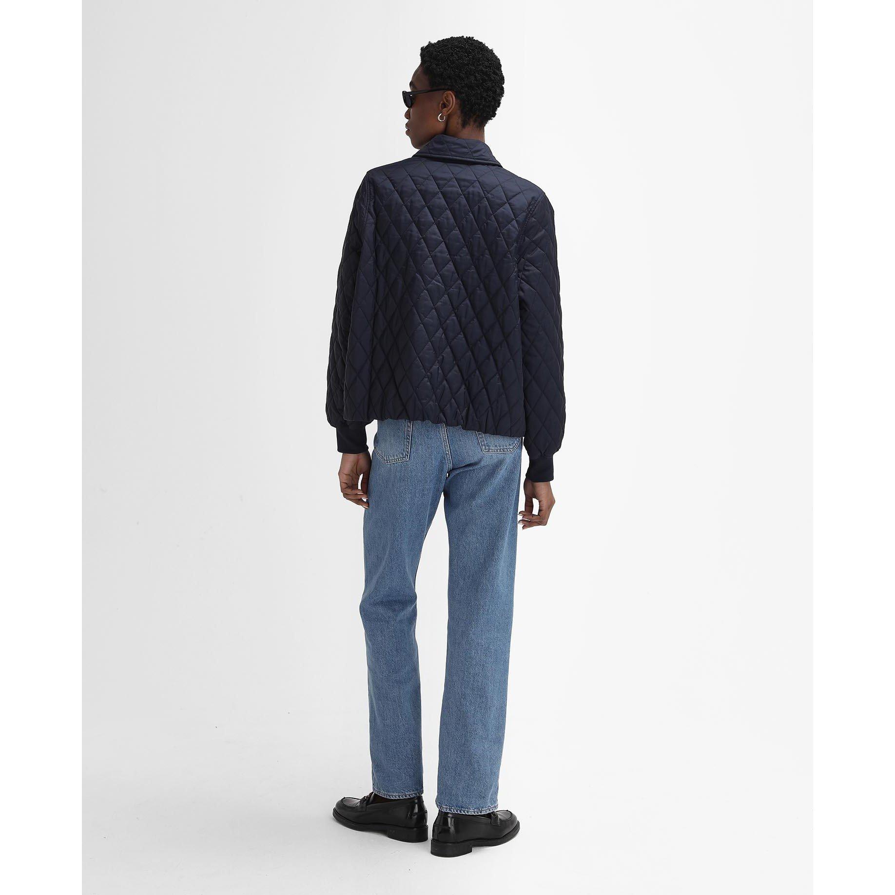 Navy/Ice - Barbour - The Edit by Alexa Jamie Quilted Jacket - 3