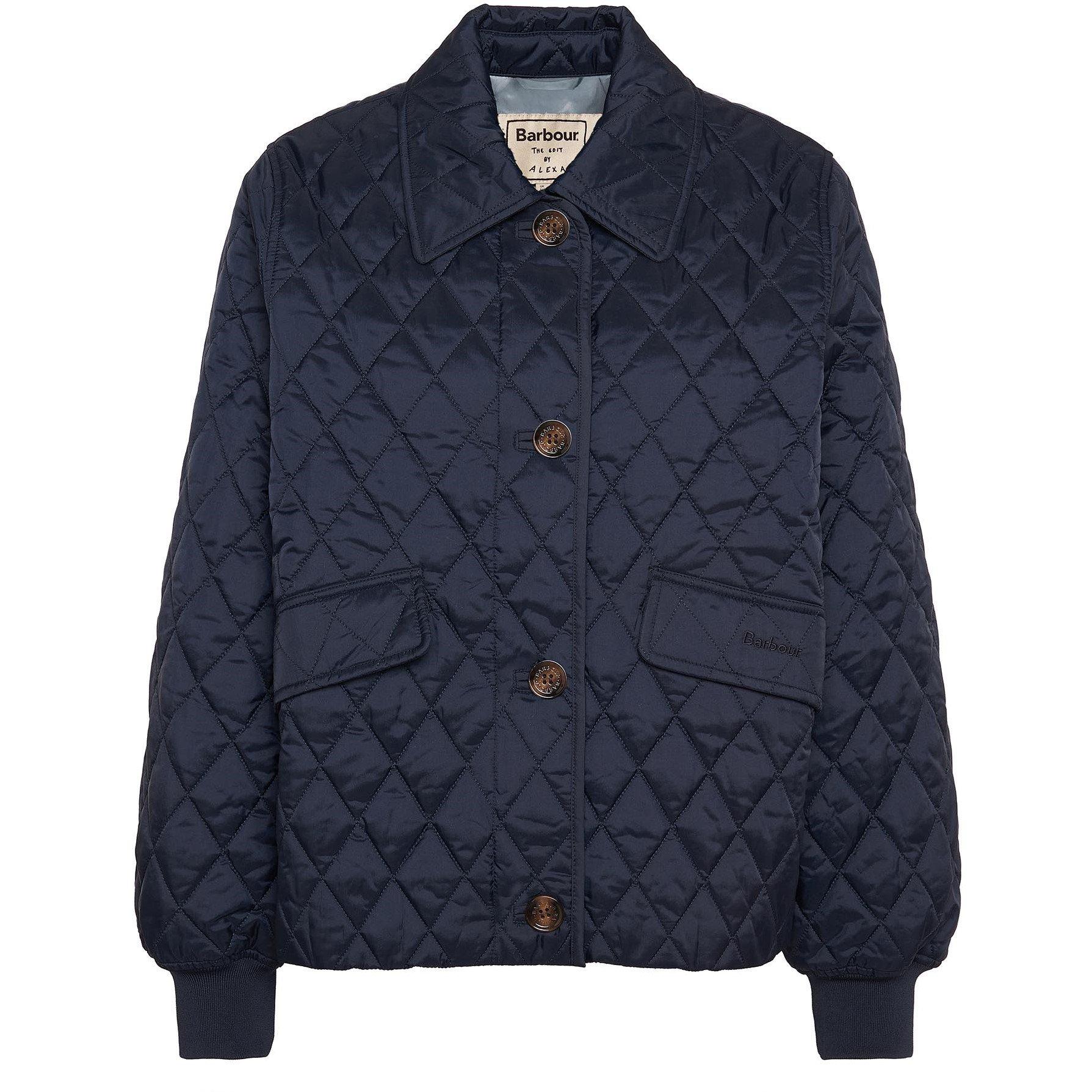 Navy/Ice - Barbour - The Edit by Alexa Jamie Quilted Jacket - 7