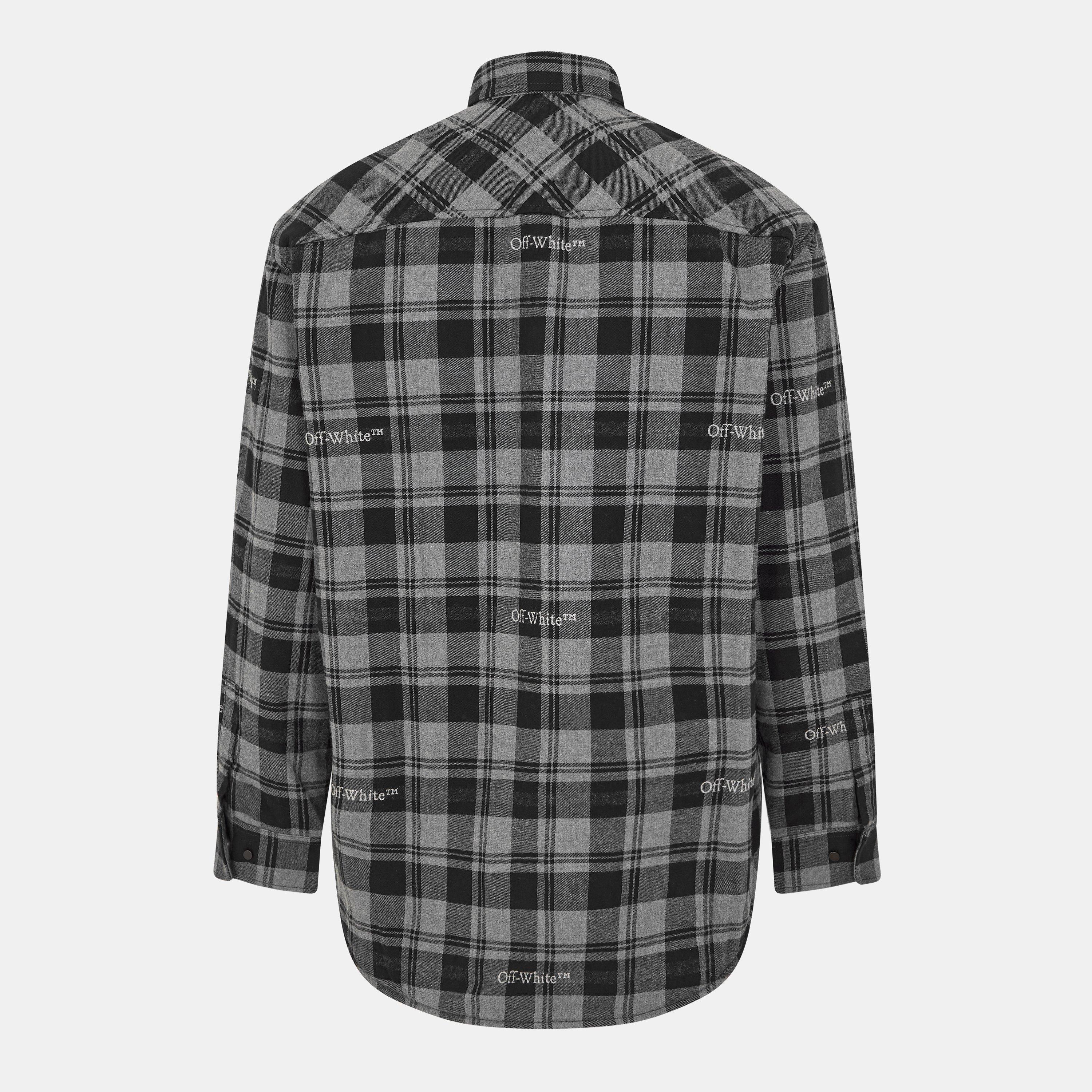 Gris/Negro - Off White - Men's Off-White Overshirt - 2