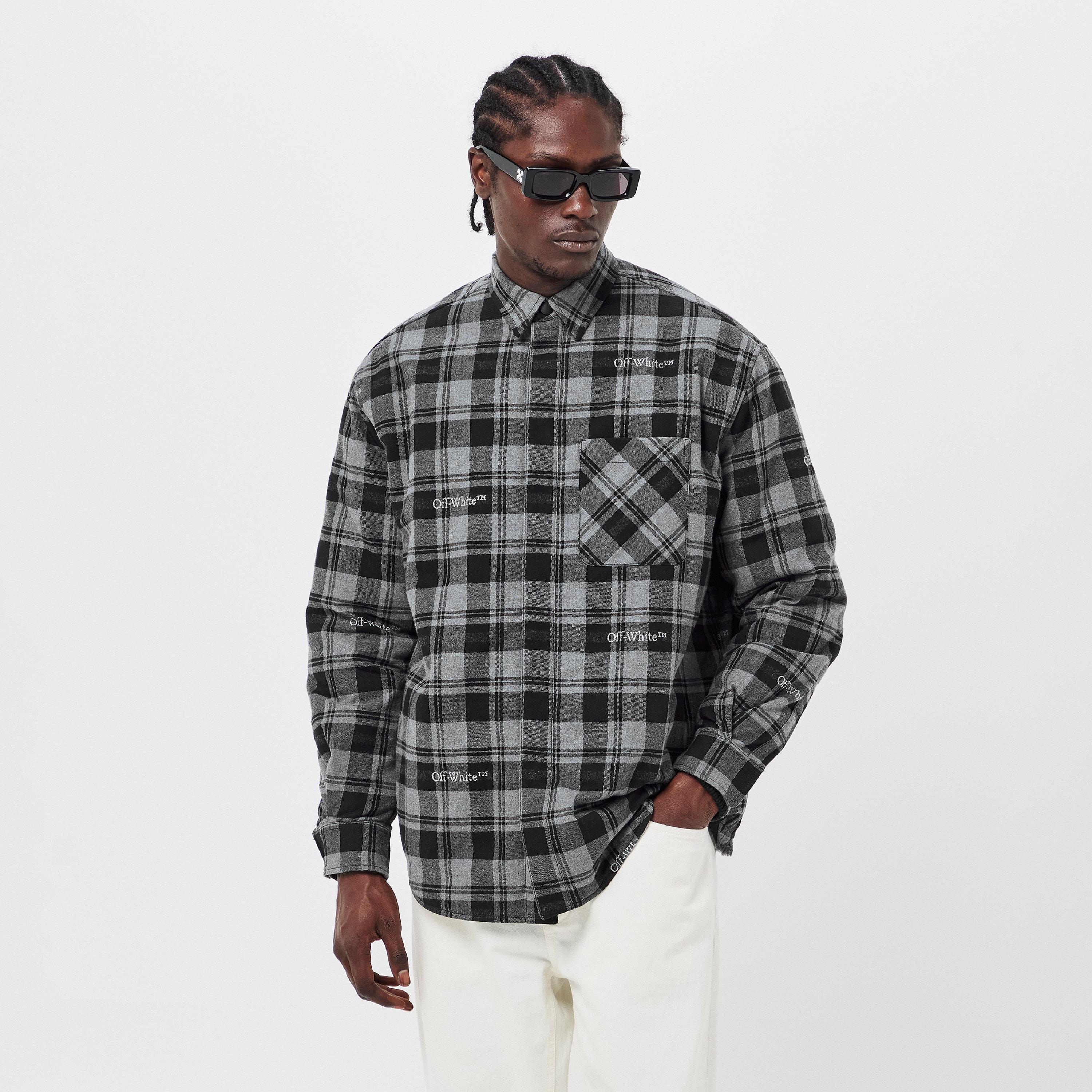 Gris/Negro - Off White - Men's Off-White Overshirt - 3