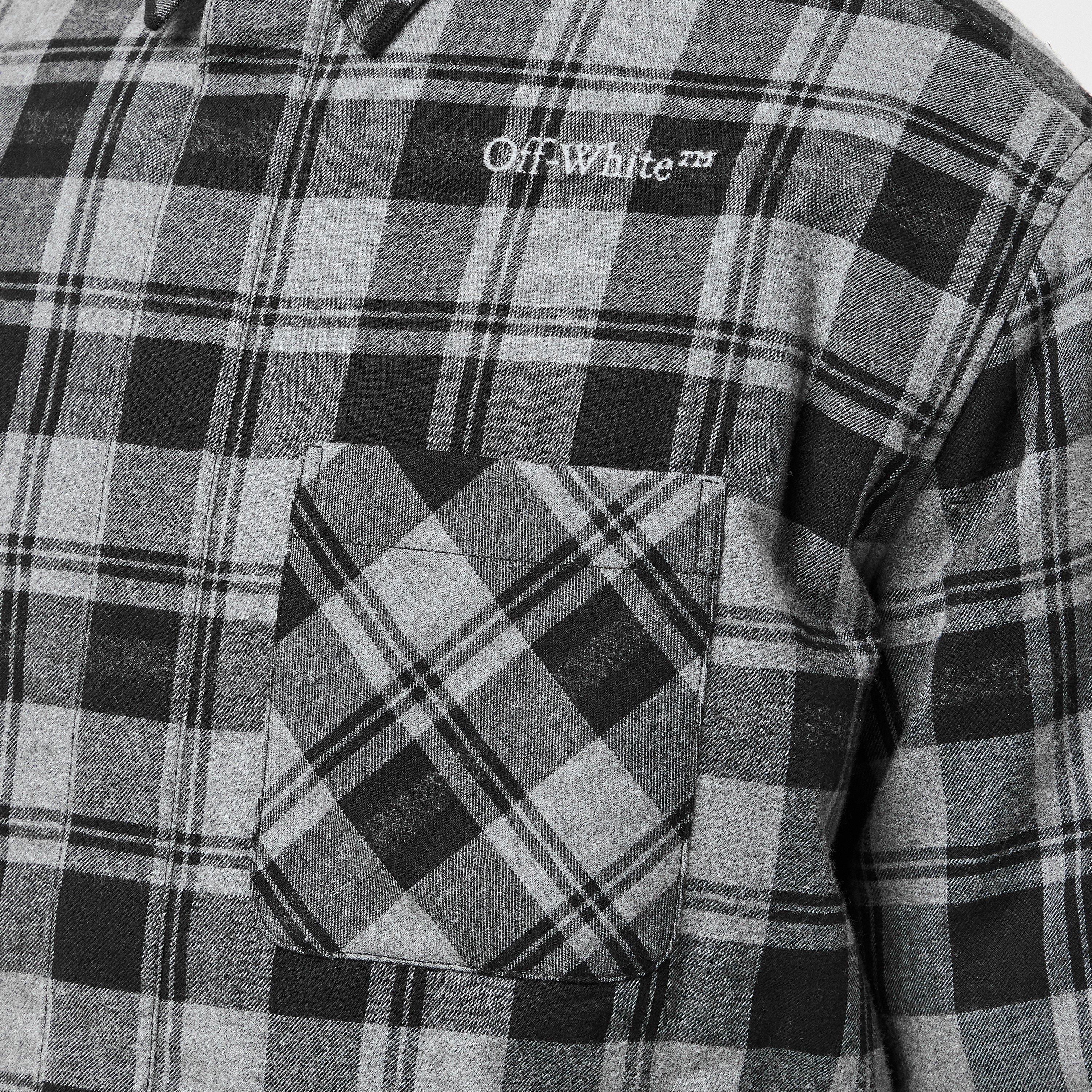 Gris/Negro - Off White - Men's Off-White Overshirt - 5