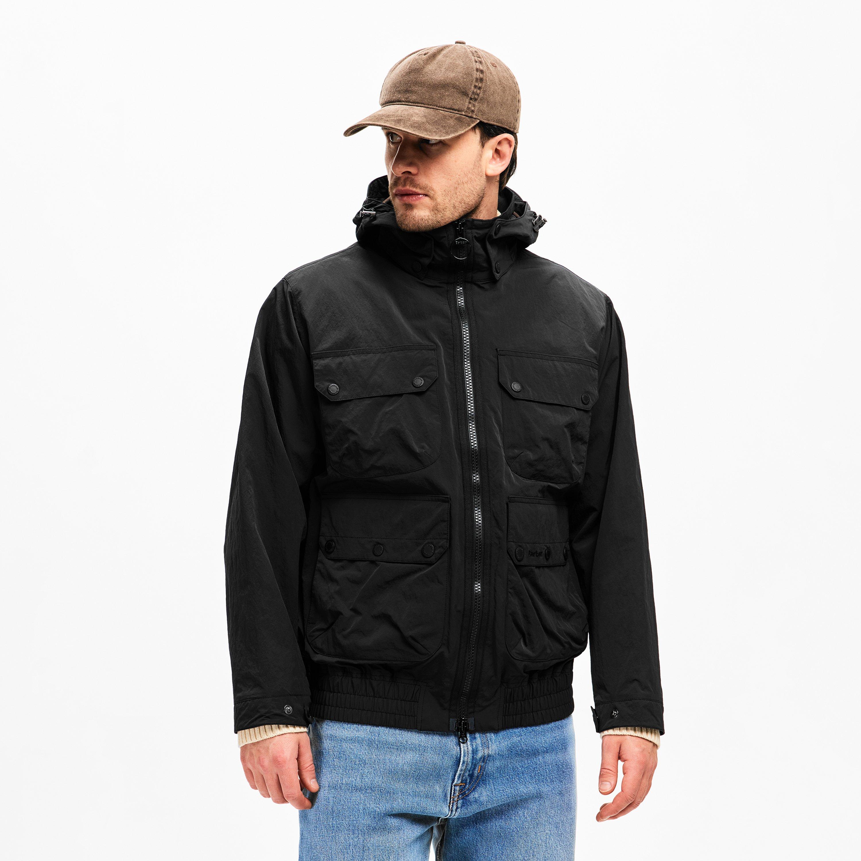 Black - Barbour - Men's RE Flight Beda Re-Engineered Field Jacket - 3