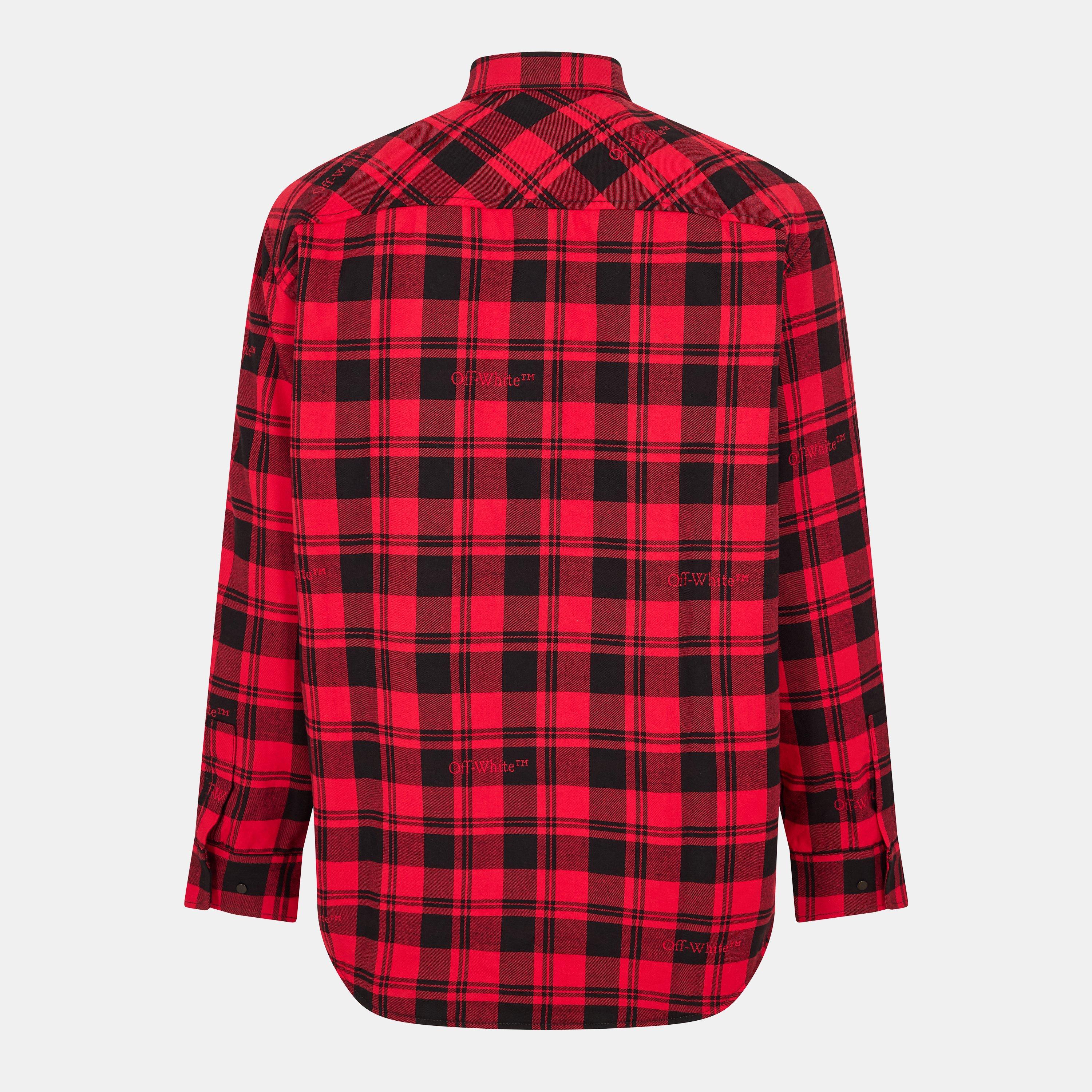 Red/Black - Off White - Men's - Oversized Overshirt - 2