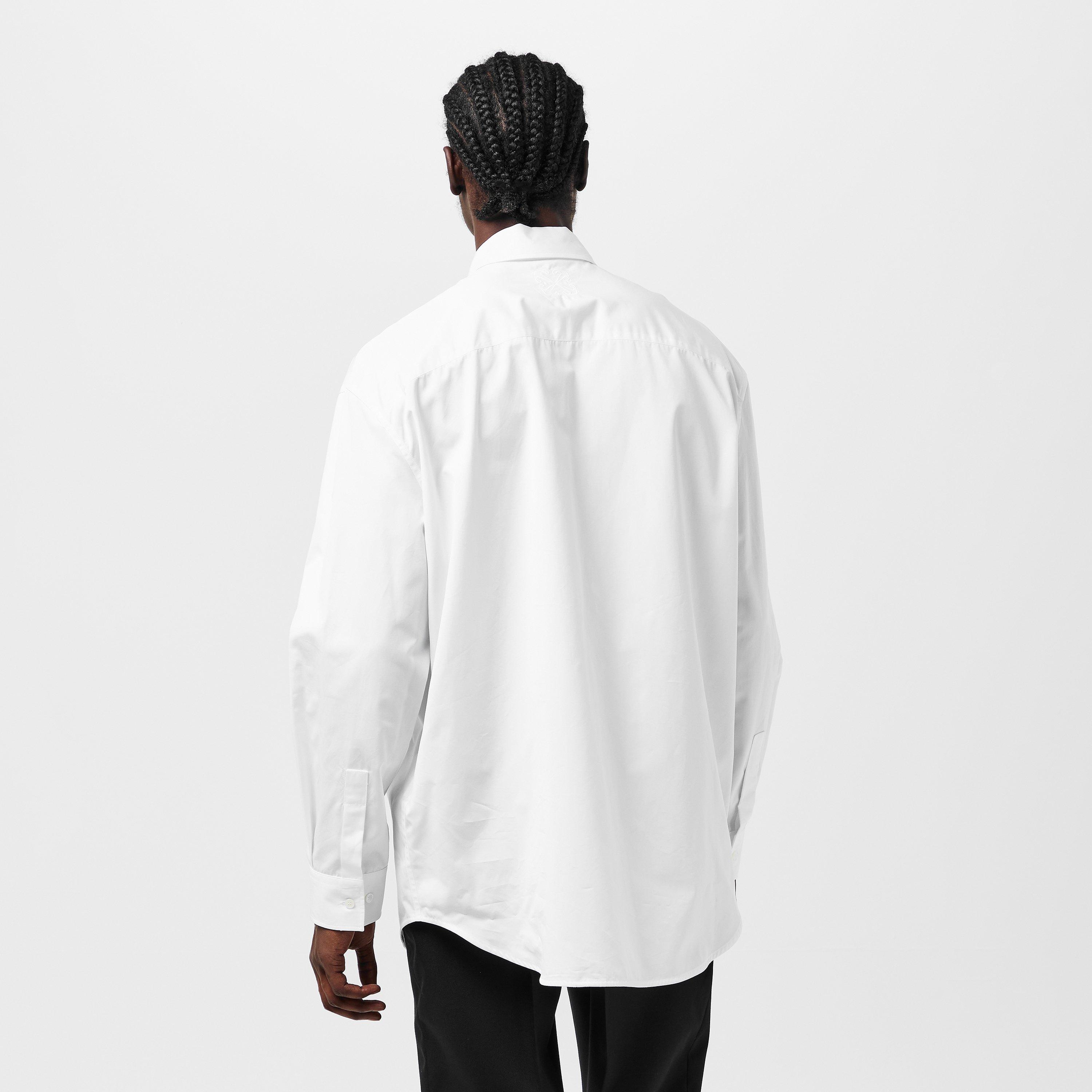 White/Black - Off White - Men's Off-White Structured Fit Overshirt - 4