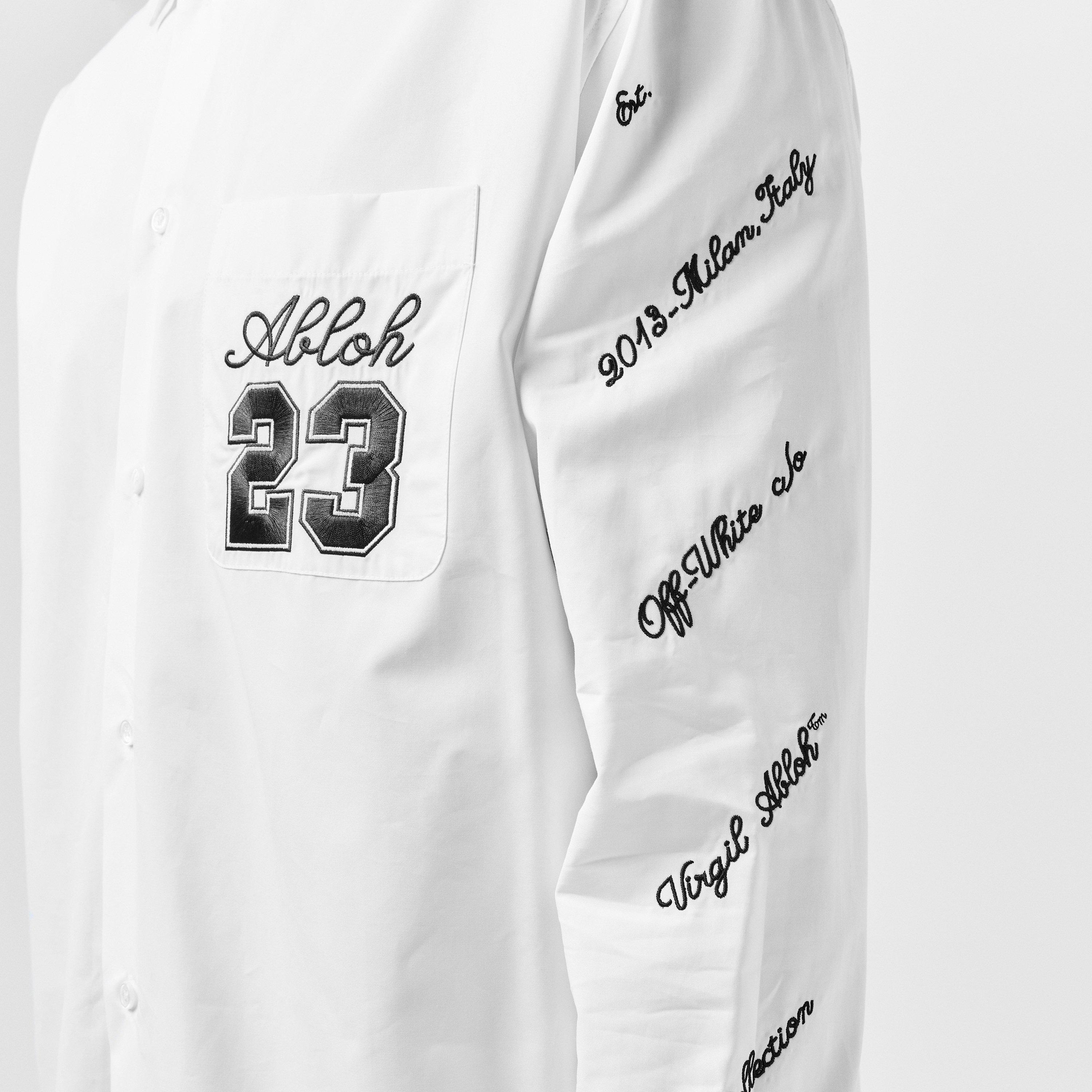 White/Black - Off White - Men's Off-White Contemporary Fit Overshirt - 5