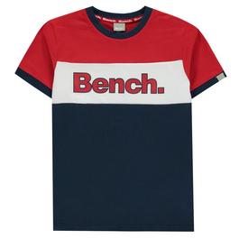 Bench LA V Neck T Shirt Junior Girls