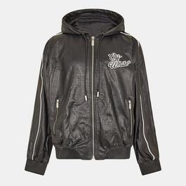 Off White Men's Leather Jacket
