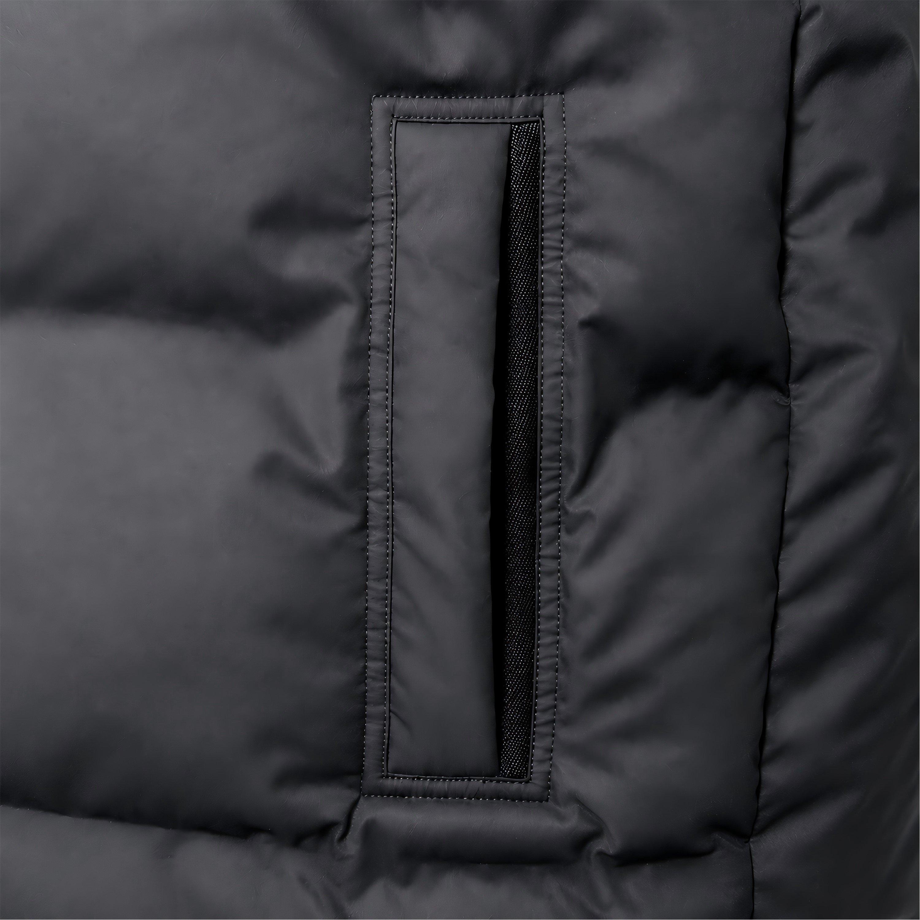 Black - Firetrap - Firetrap Mens Bubble Mid  jacket - 8