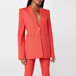 Off White Notch Lapel Blazer