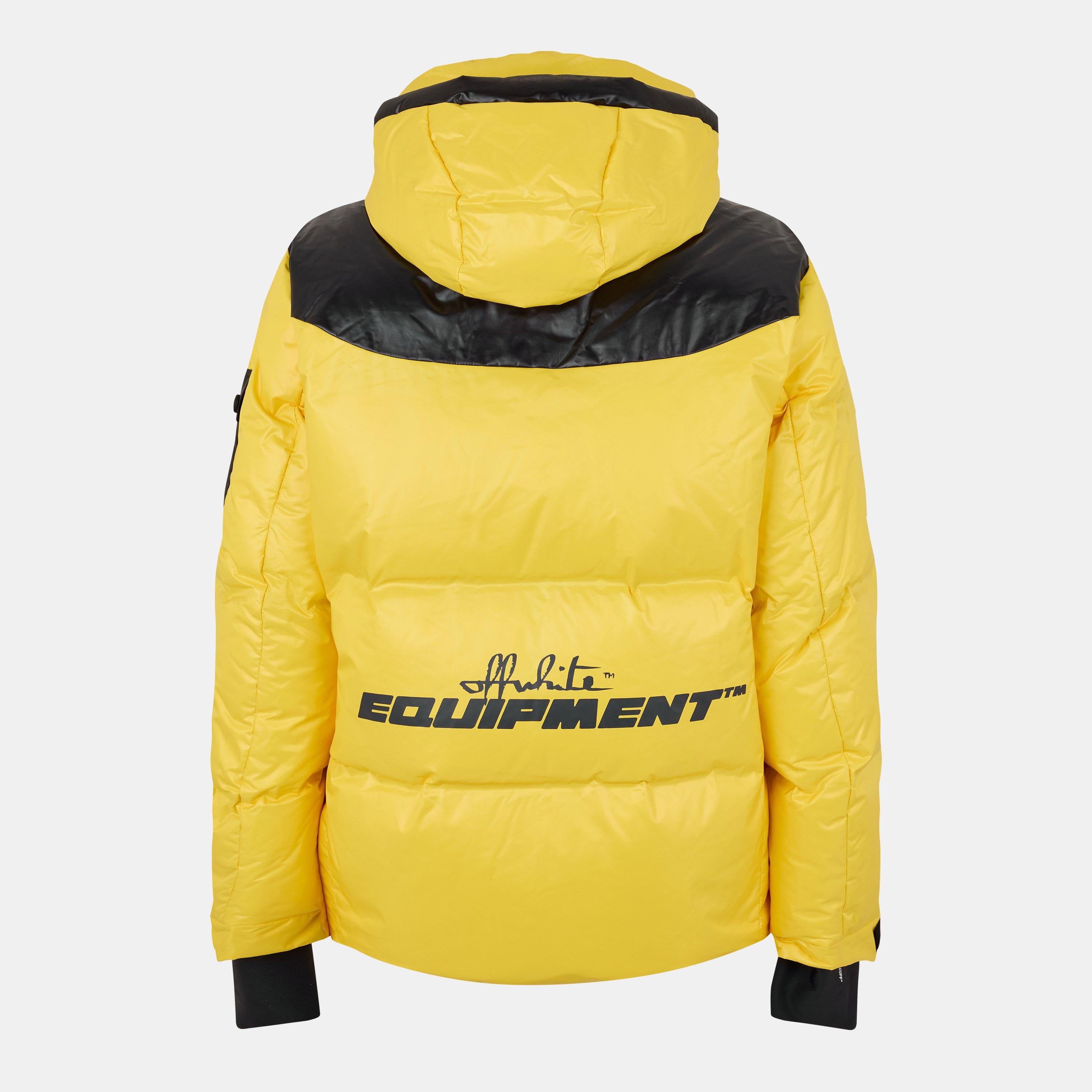 Giallo/Nero - Off White - Men's Off-White Technical Short Puffer Jacket - 2