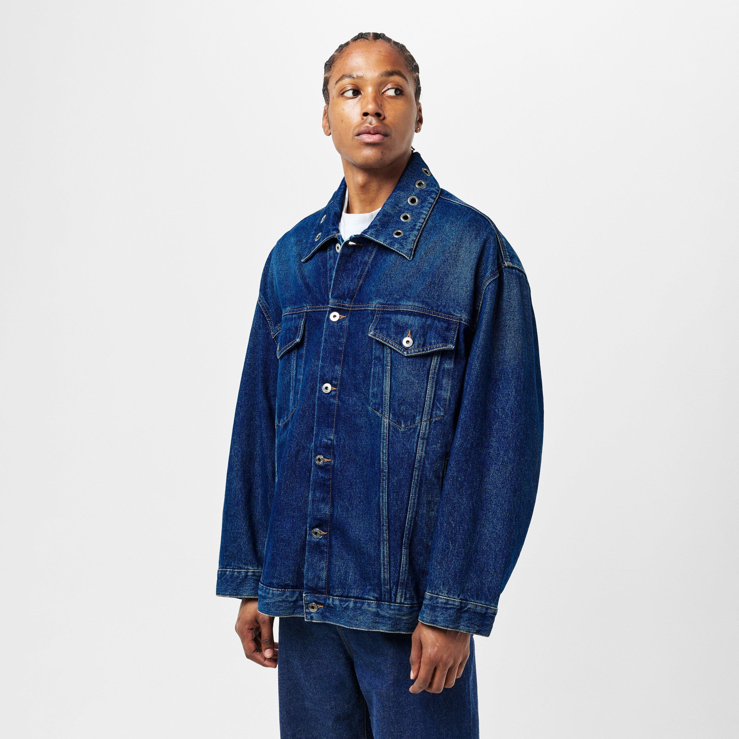 Blu medio - Off White - Men's Off-White Zip Button Overshirt - 3