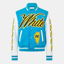 Off White Men's Leather Jacket