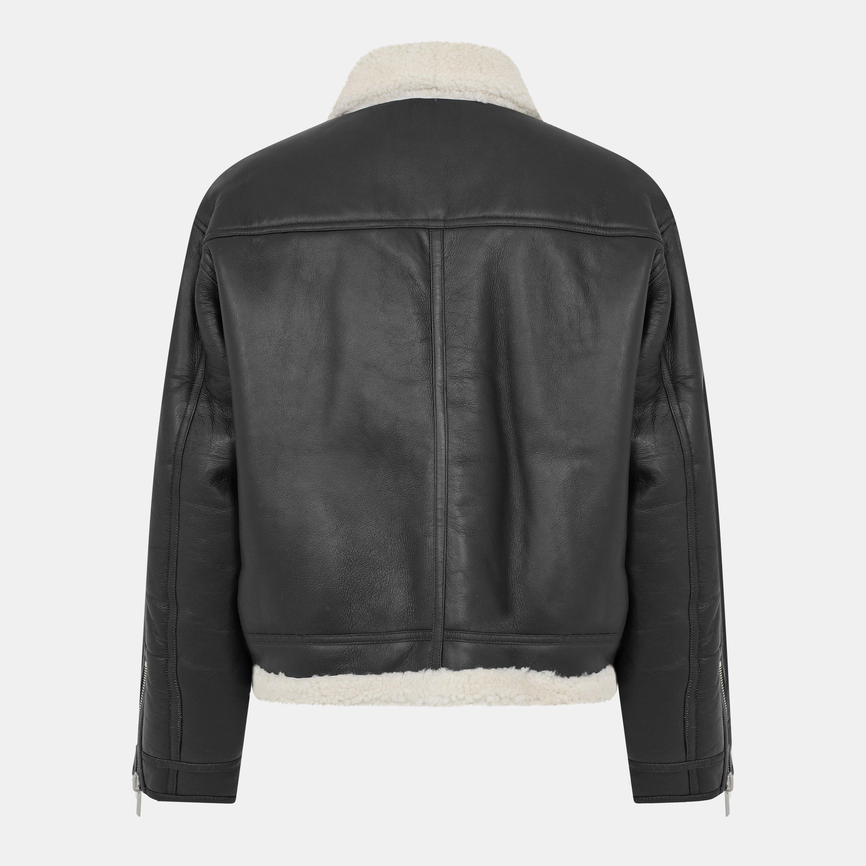 Black - Represent - Men's Shearling Tailored Shearling Jacket - 2