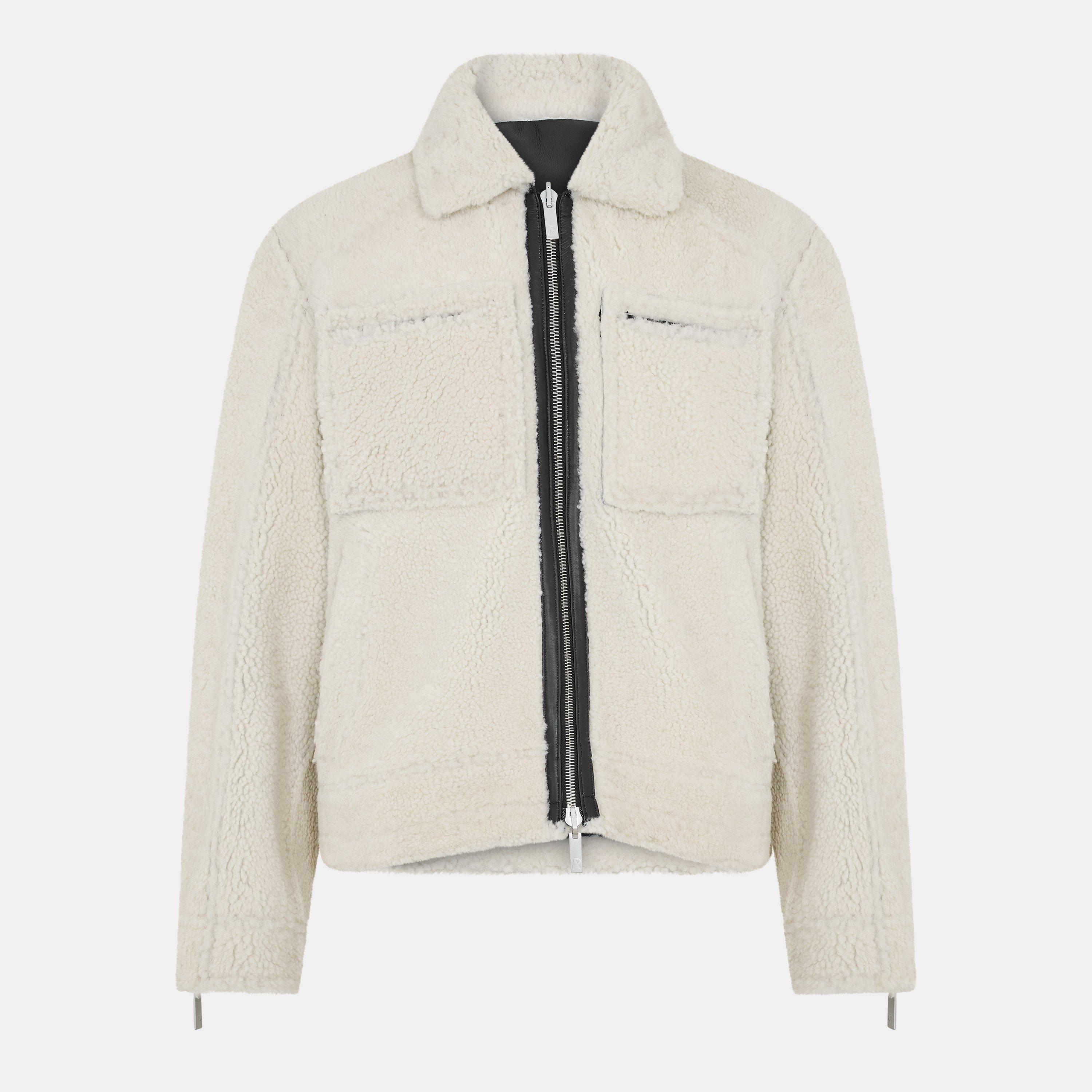 Black - Represent - Men's Shearling Tailored Shearling Jacket - 7