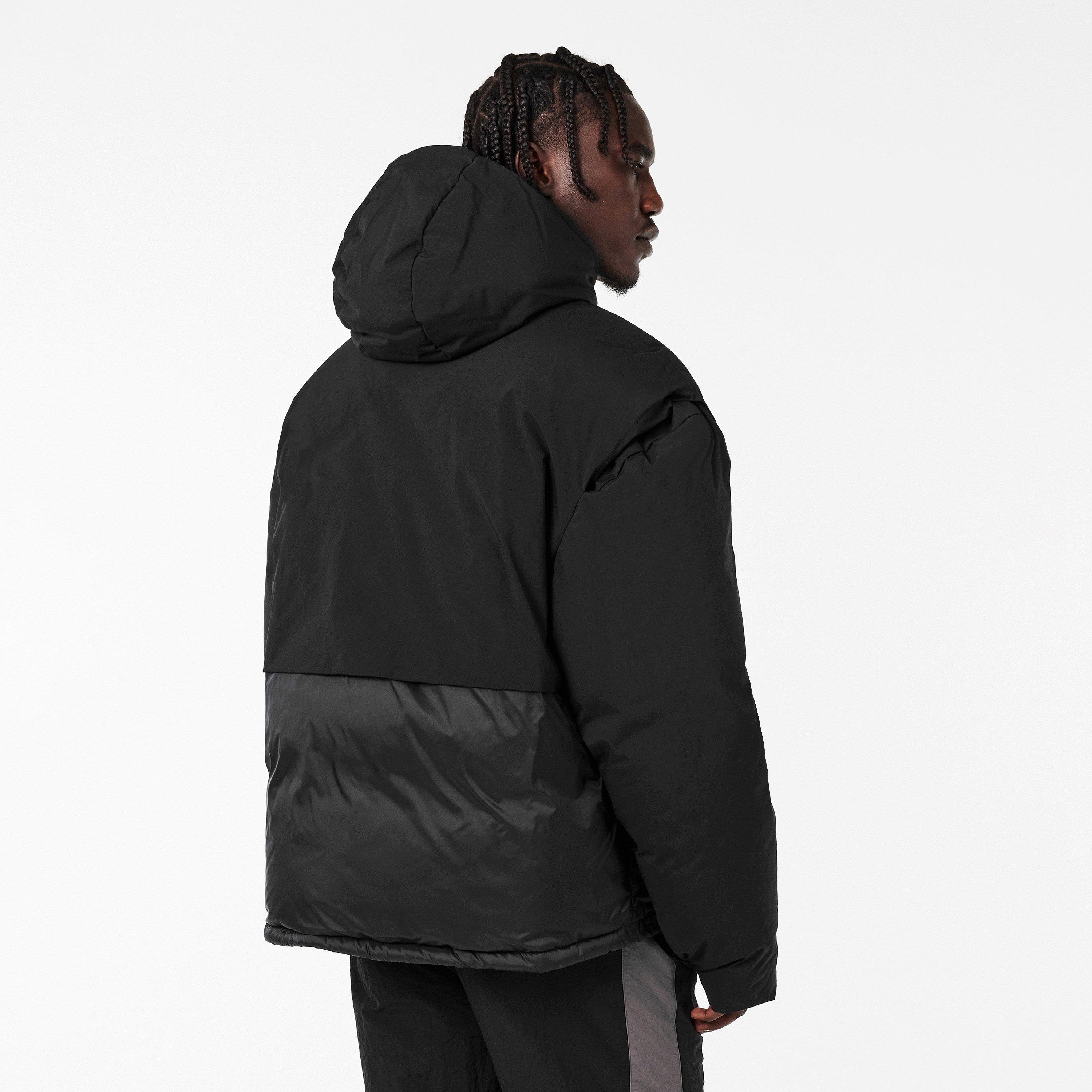 Jet Black - Represent - Men's Medium Puffer Jacket - 4