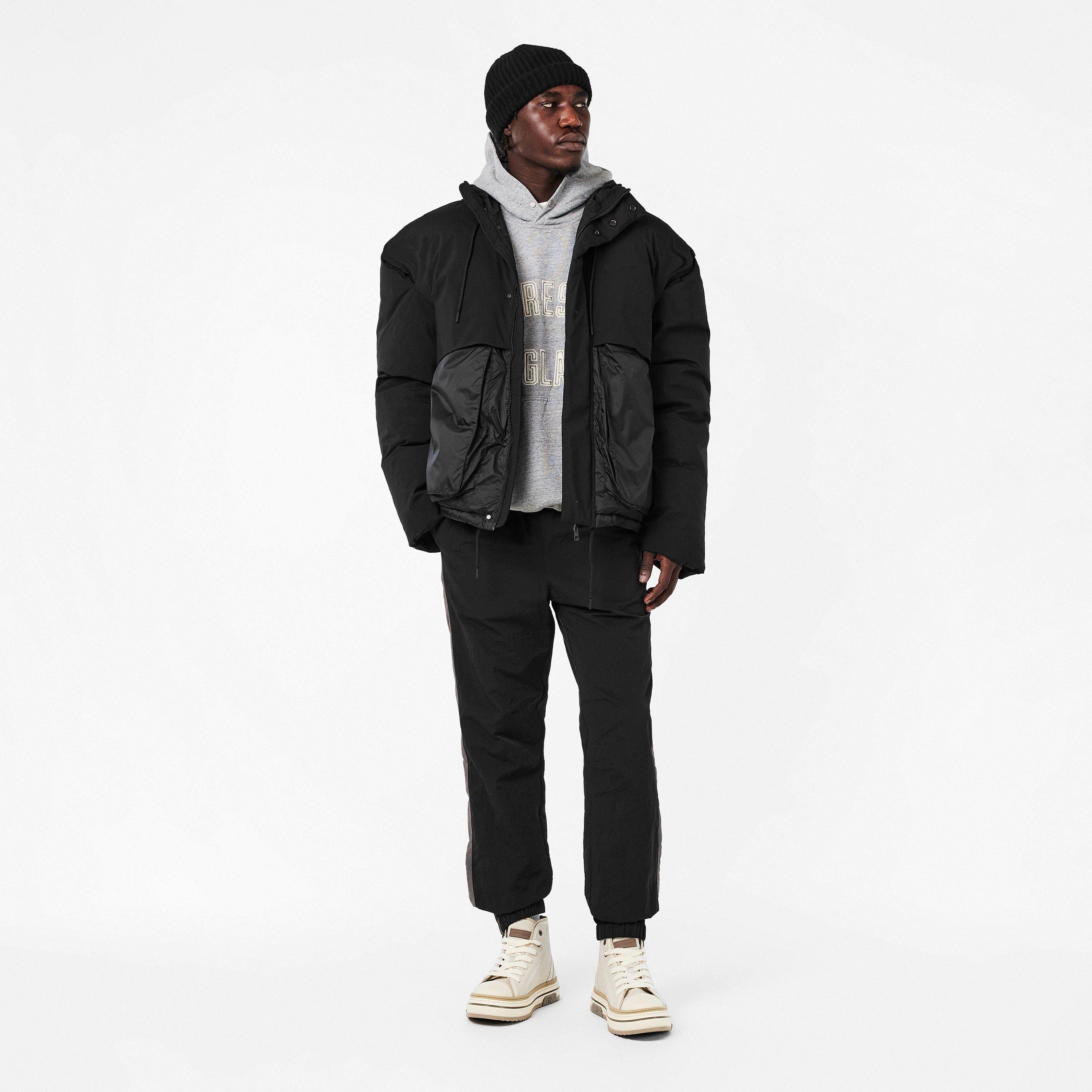 Jet Black - Represent - Men's Medium Puffer Jacket - 6