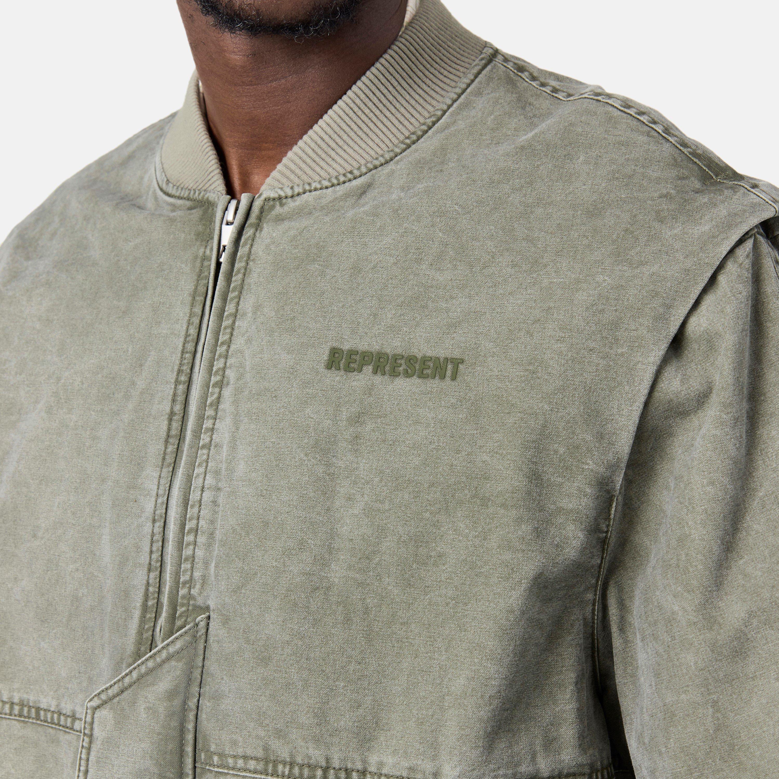 Khaki - Represent - Men's Bomber Jacket - 5