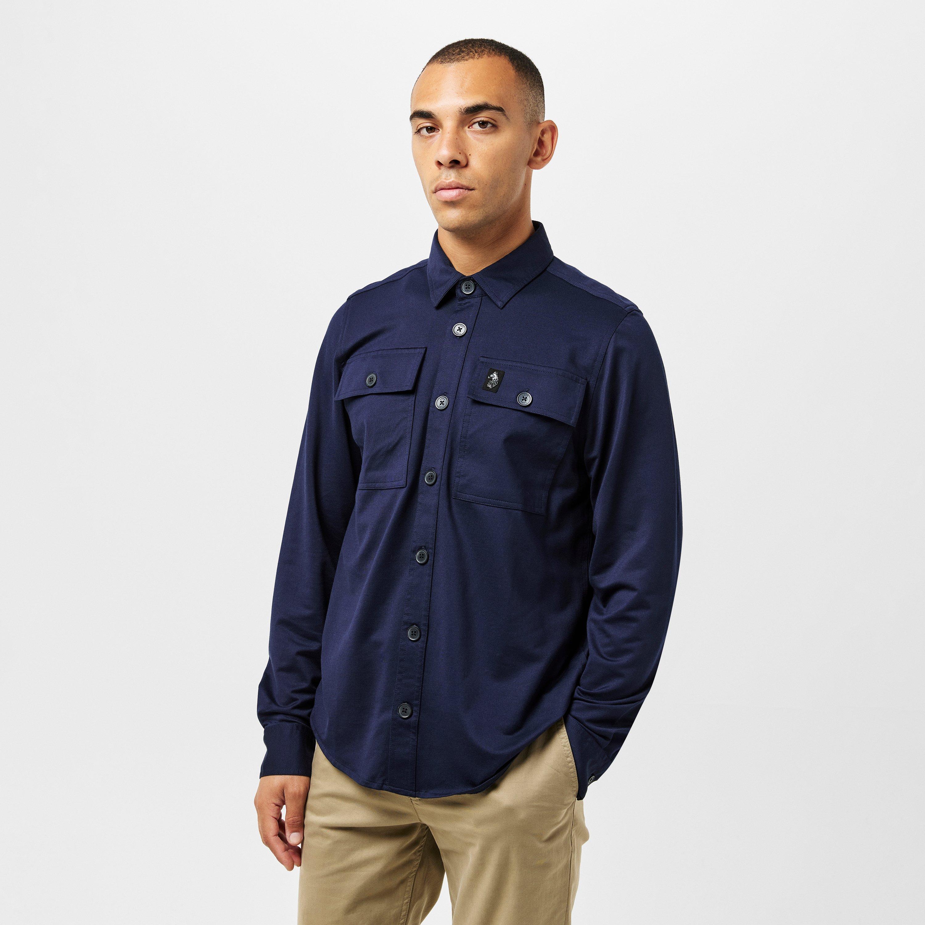 Mørkeblå - Luke - Bar Fly Lightweight Overshirts - 3