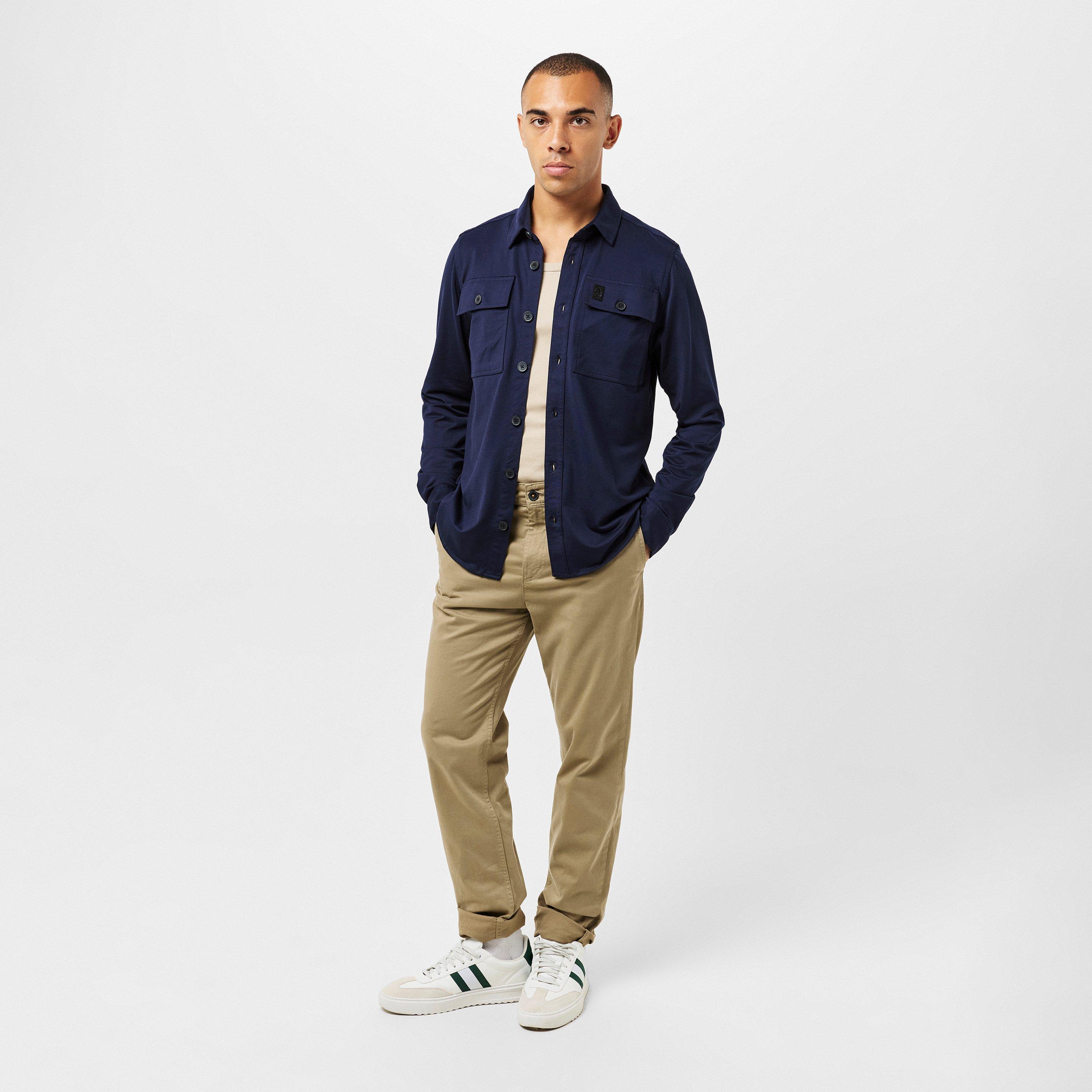 Mørkeblå - Luke - Bar Fly Lightweight Overshirts - 6