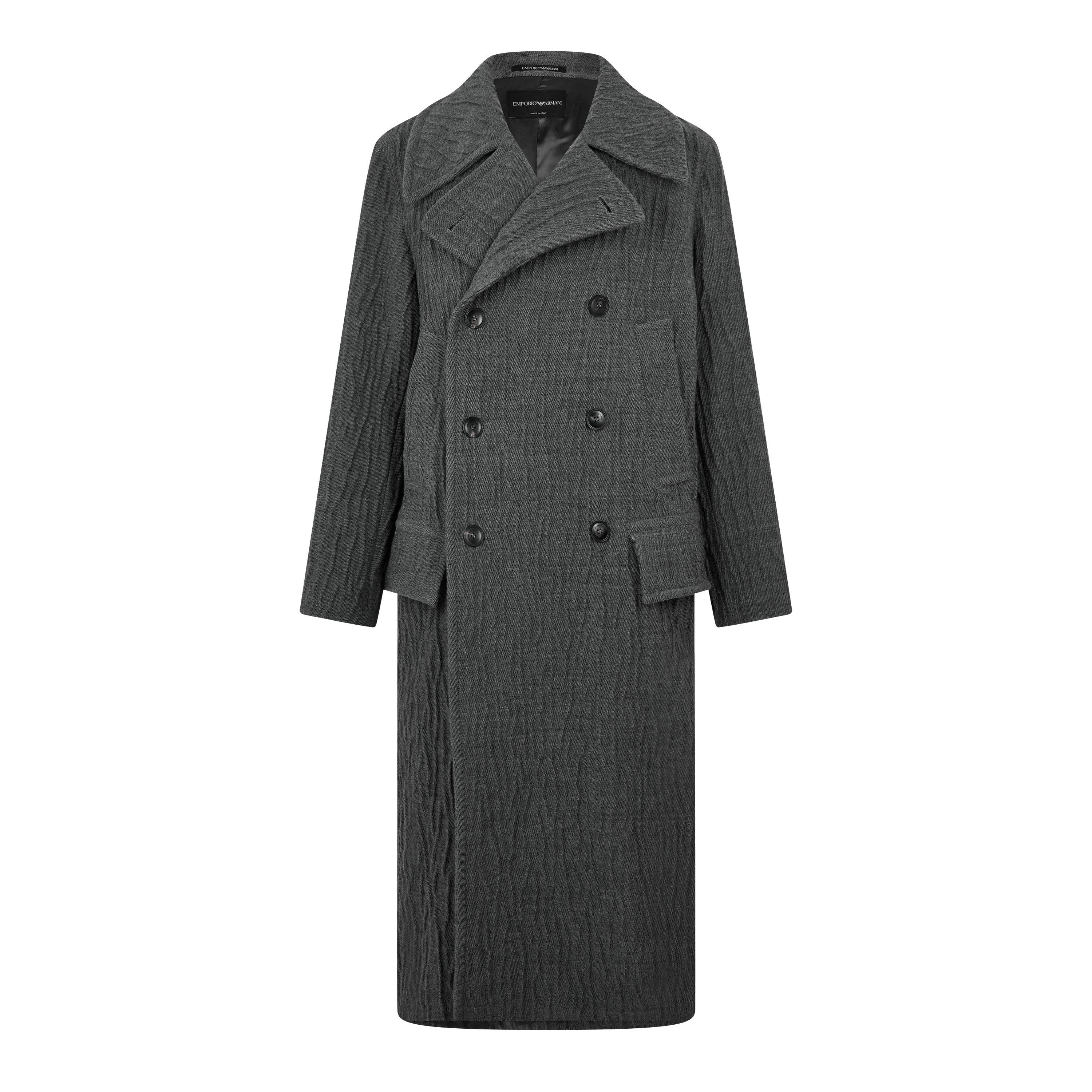Armani Exchange Men's Overcoat - Grigio - S