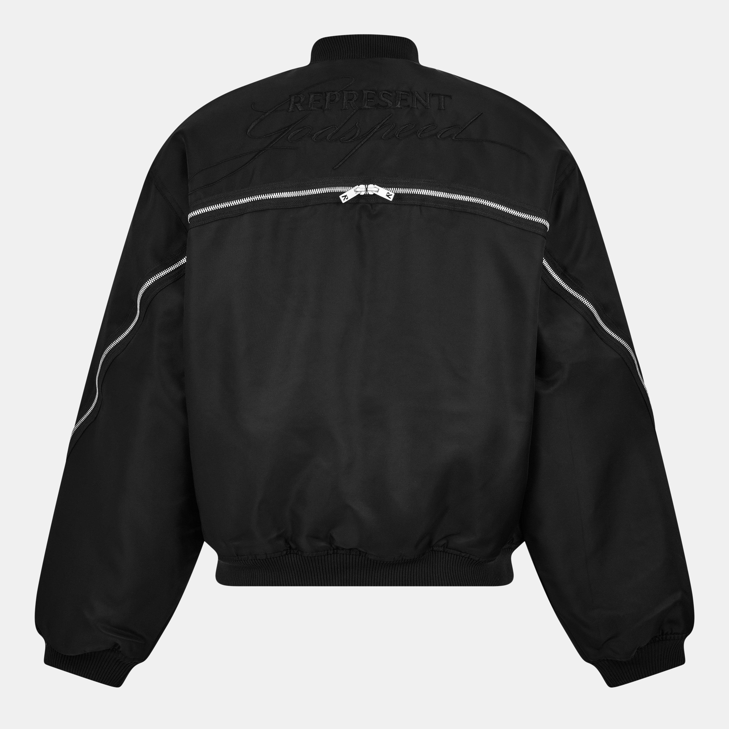 Jet Black - Represent - Men's Bomber Jacket - 2