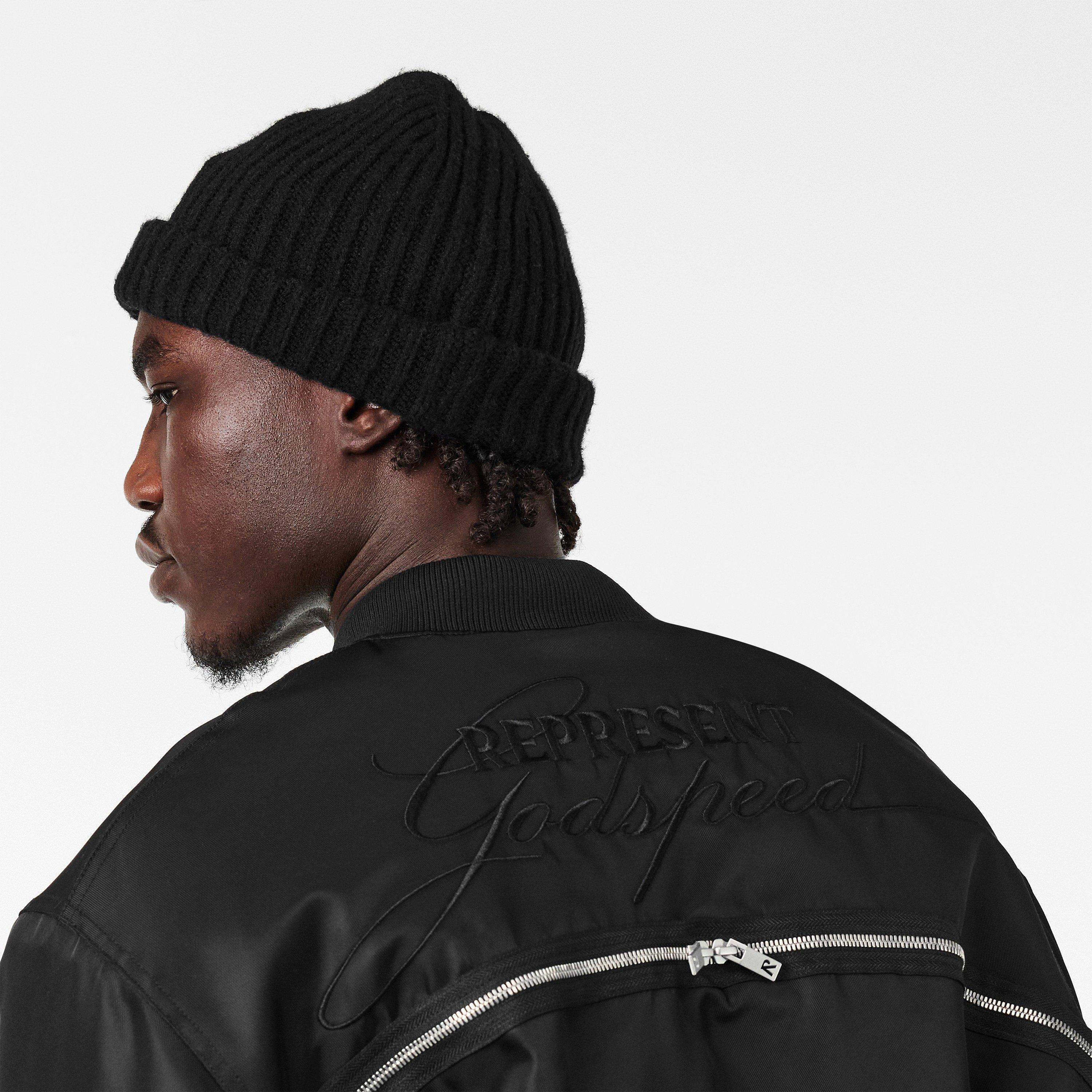 Jet Black - Represent - Men's Bomber Jacket - 5